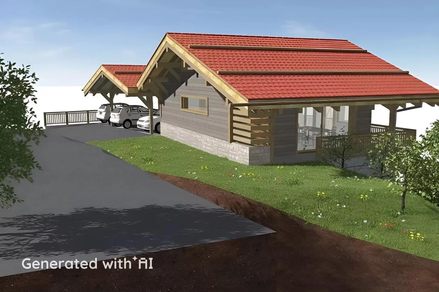 Magnified Single Chalet with 4.5 Rooms - Photo 4 of 5