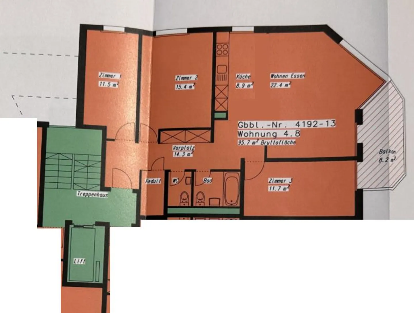Wohnen und Arbeiten vereint – 6.5 Zimmer Duplex mit Büro - Foto 10 von 11