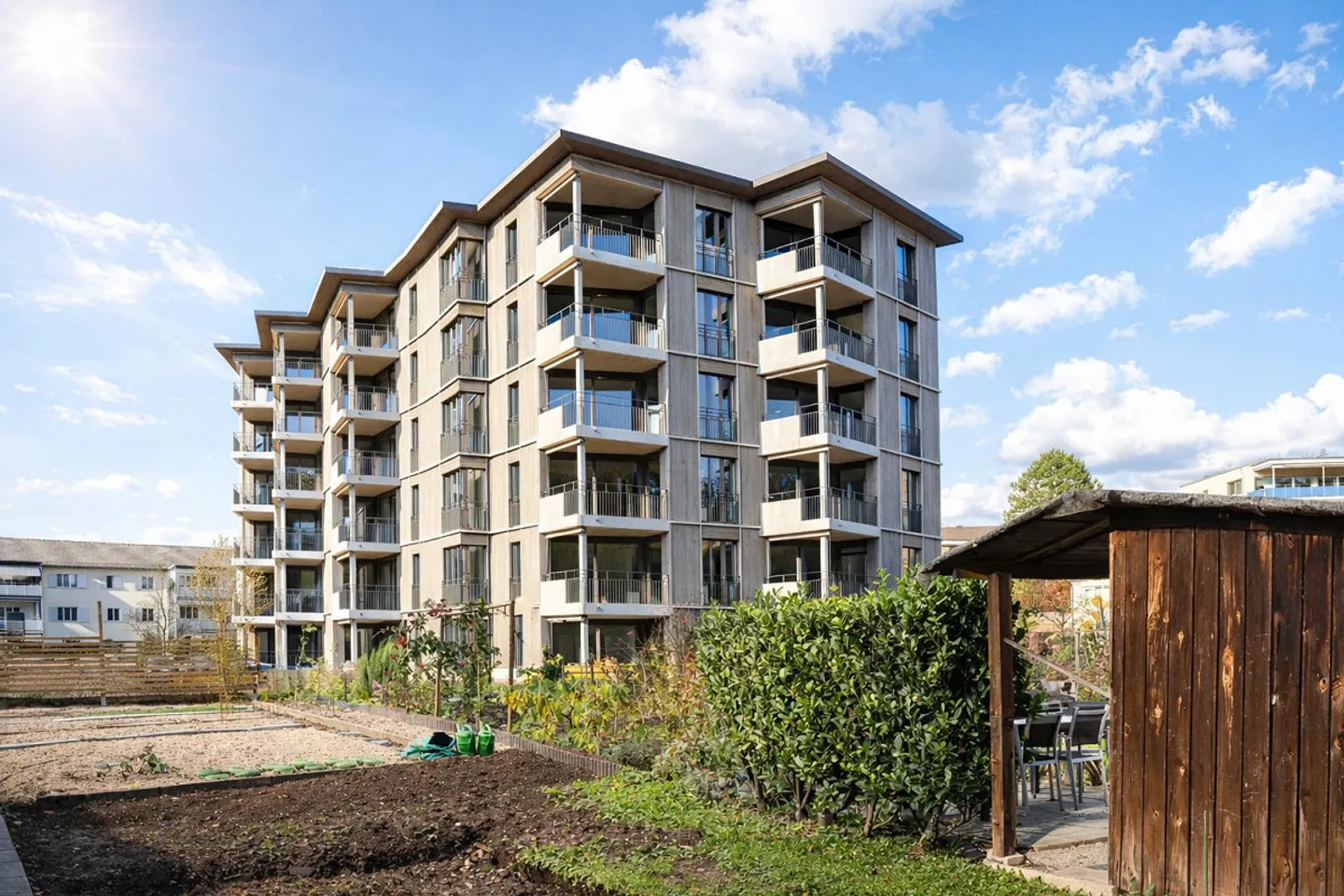 Appartamento nuovo di 3,5 stanze con vista nel complesso 7 Lerchen a Kloten - Foto 7 di 9