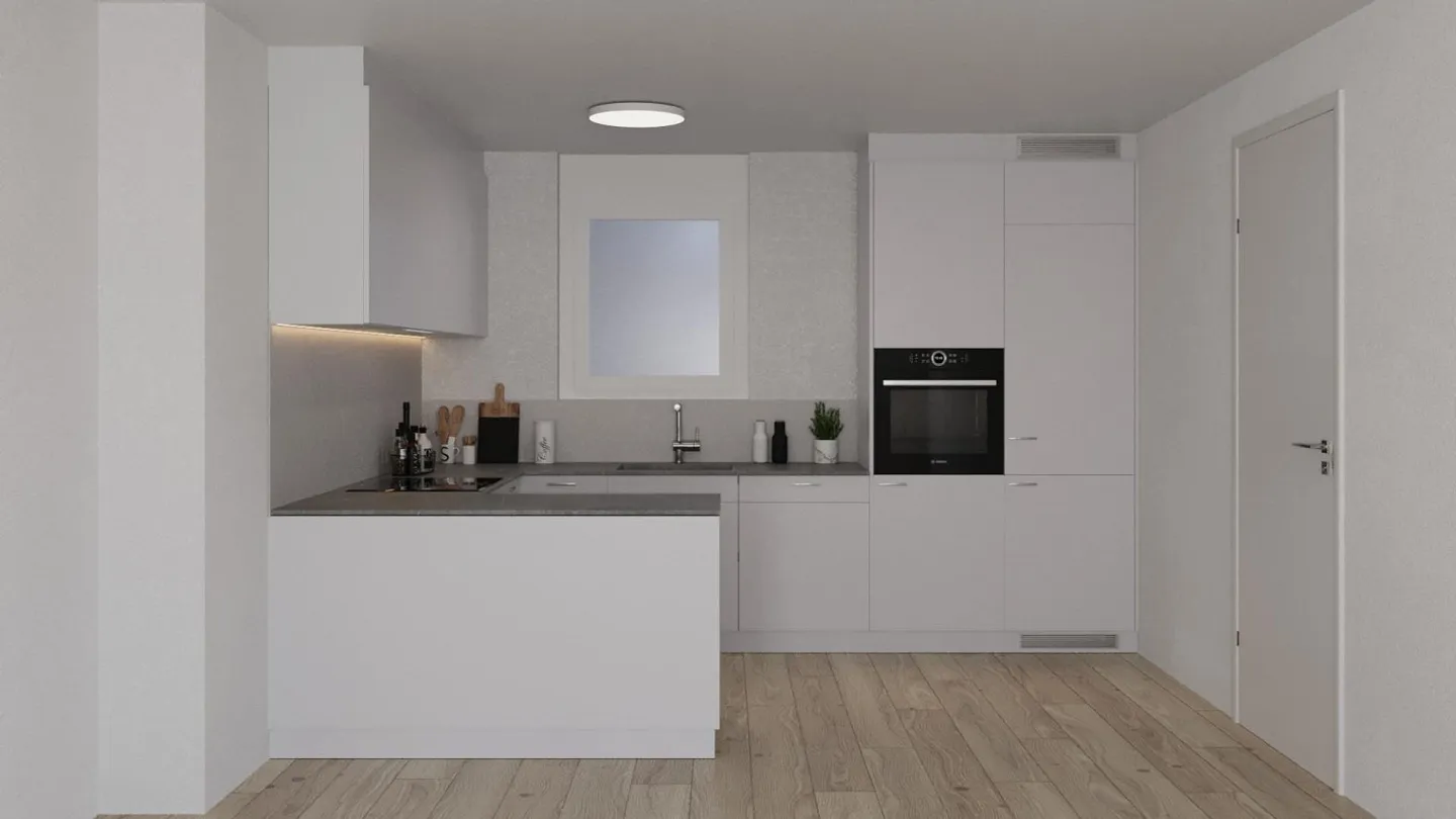 Appartamento 2.5 stanze completamente ristrutturato con balcone spazioso - Foto 2 di 3