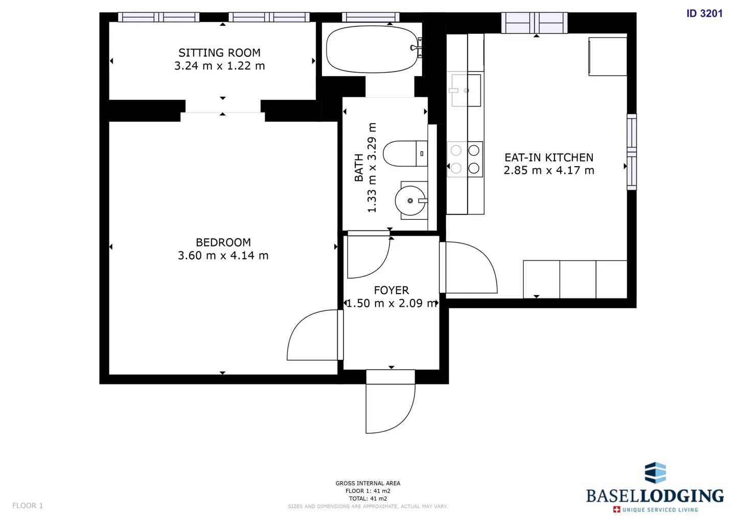 Charming Apartment in Birsfelden - Photo 11 of 11