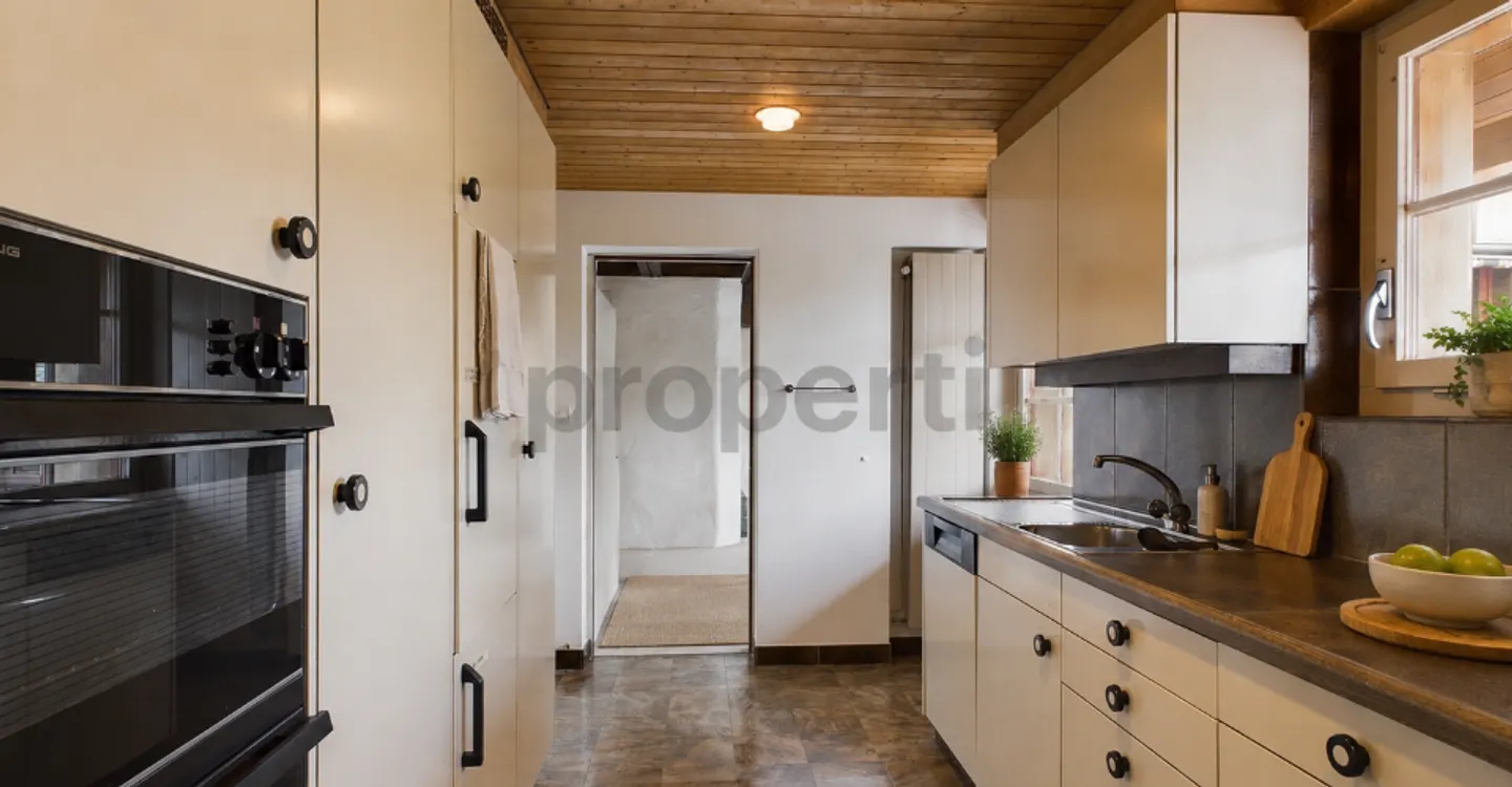 Beaucoup d'espace pour la famille : Maisonette spacieuse avec balcon à Bischofszell - Photo 5 sur 12