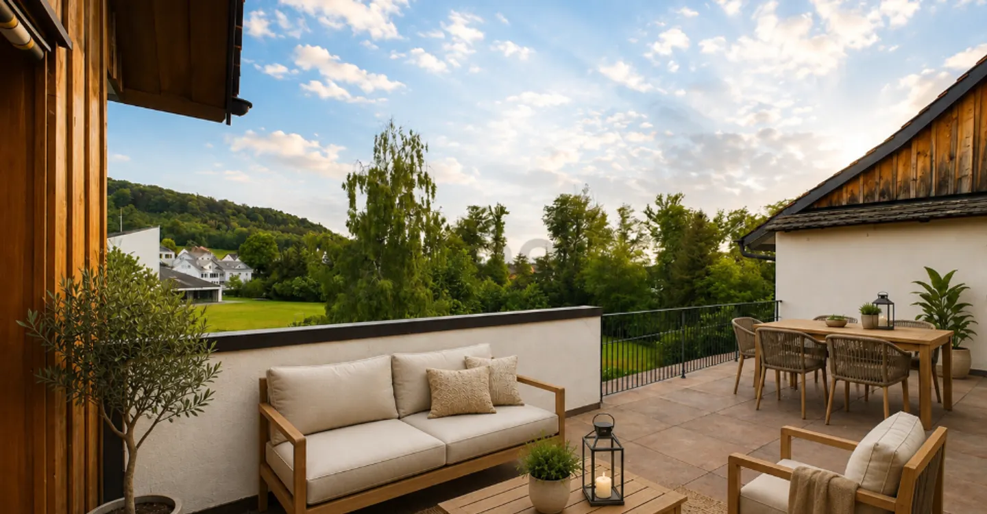 Beaucoup d'espace pour la famille : Maisonette spacieuse avec balcon à Bischofszell - Photo 6 sur 12