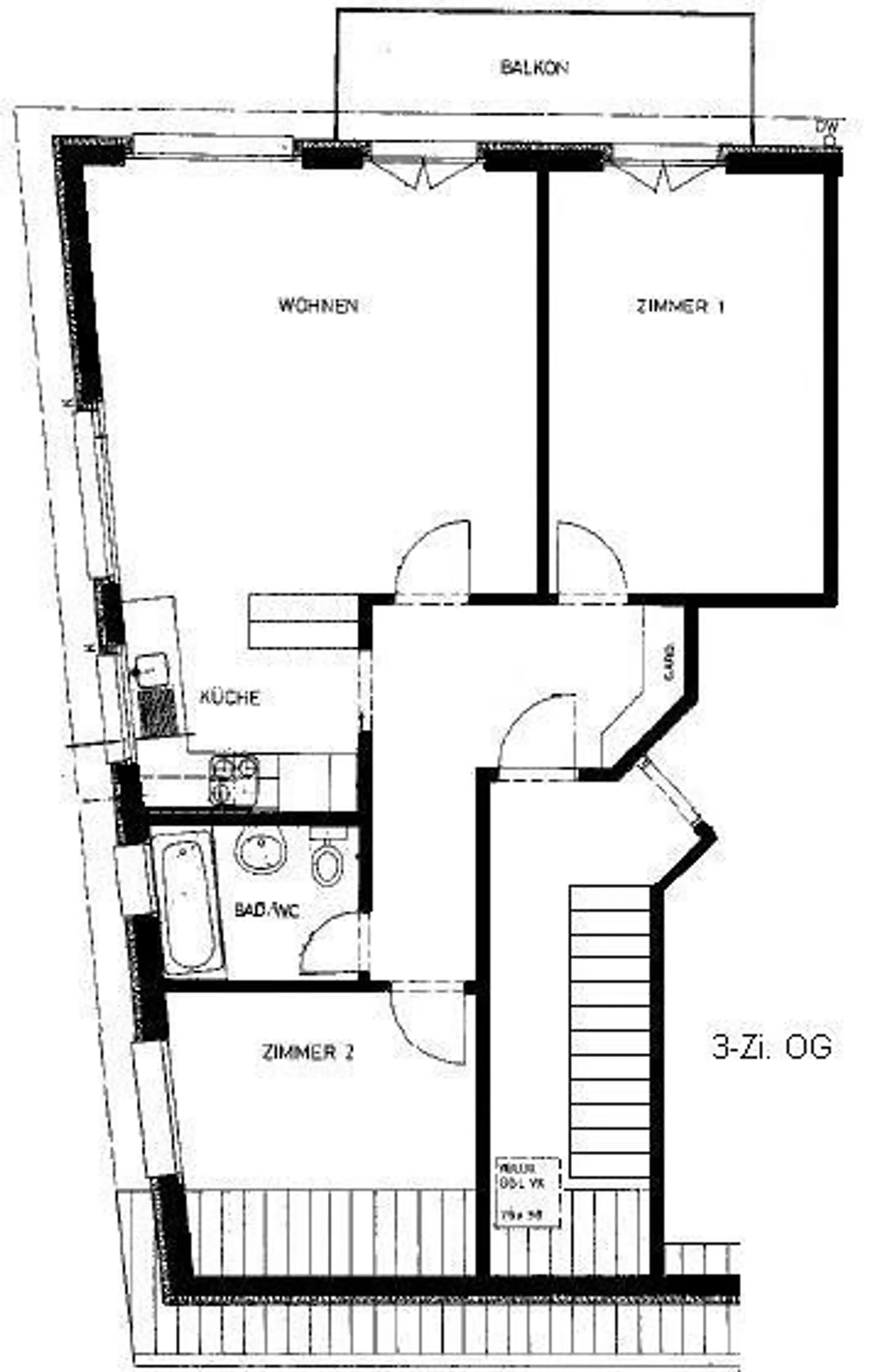 «3 Zimmer Wohnung» - Foto 5 von 5