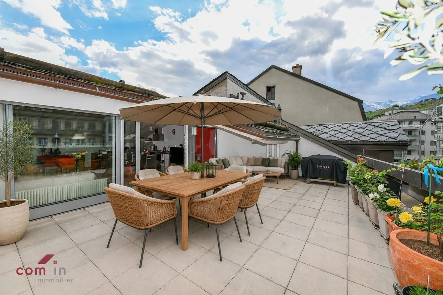 SION, ATTIC duplex of 6.5 rooms terrace of 48 m2 - Old town - Photo 1 of 19