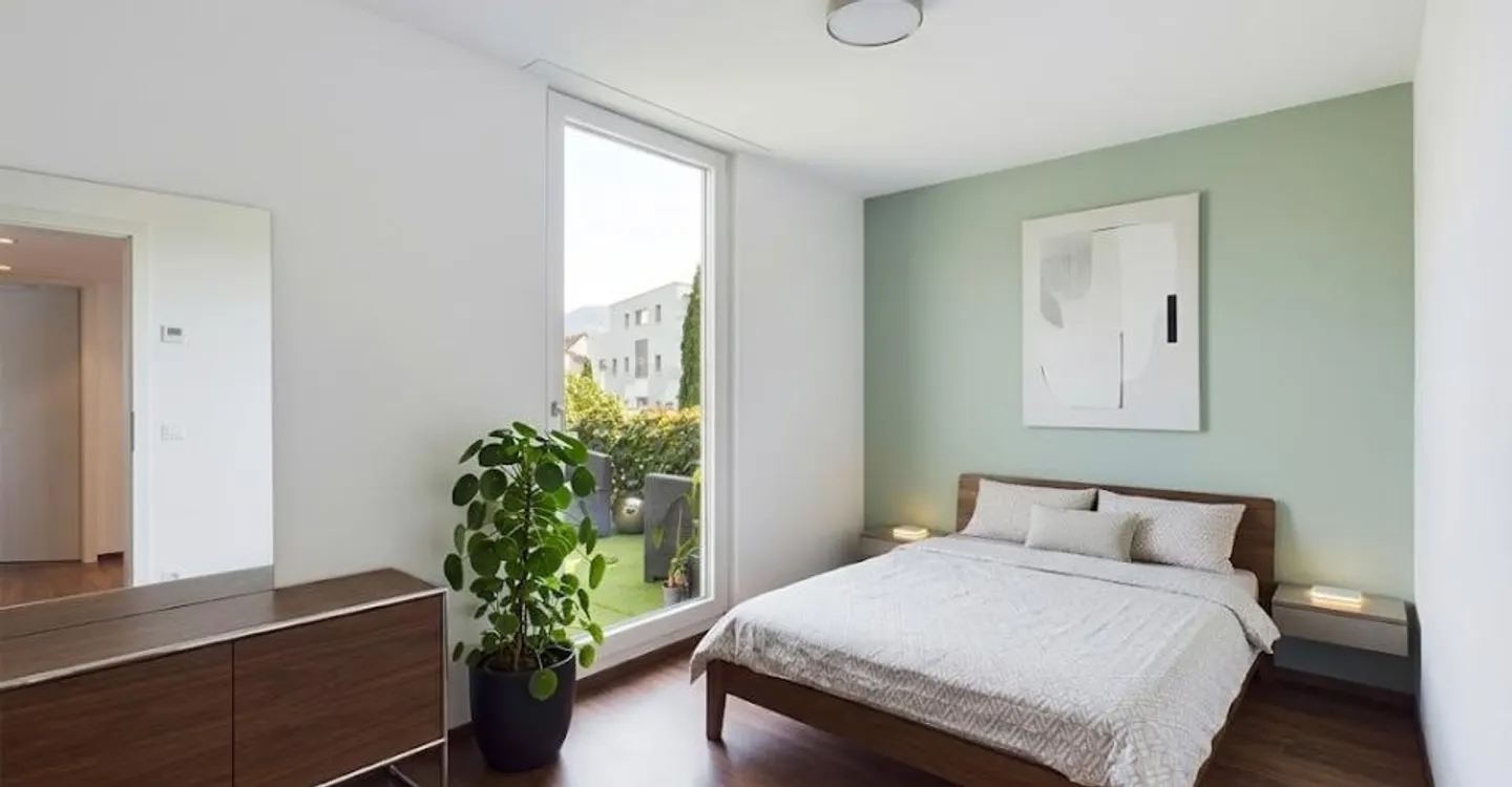 Jardin spacieux, environnement calme et familial, balcon, cave et parking garage ! - Photo 6 sur 9