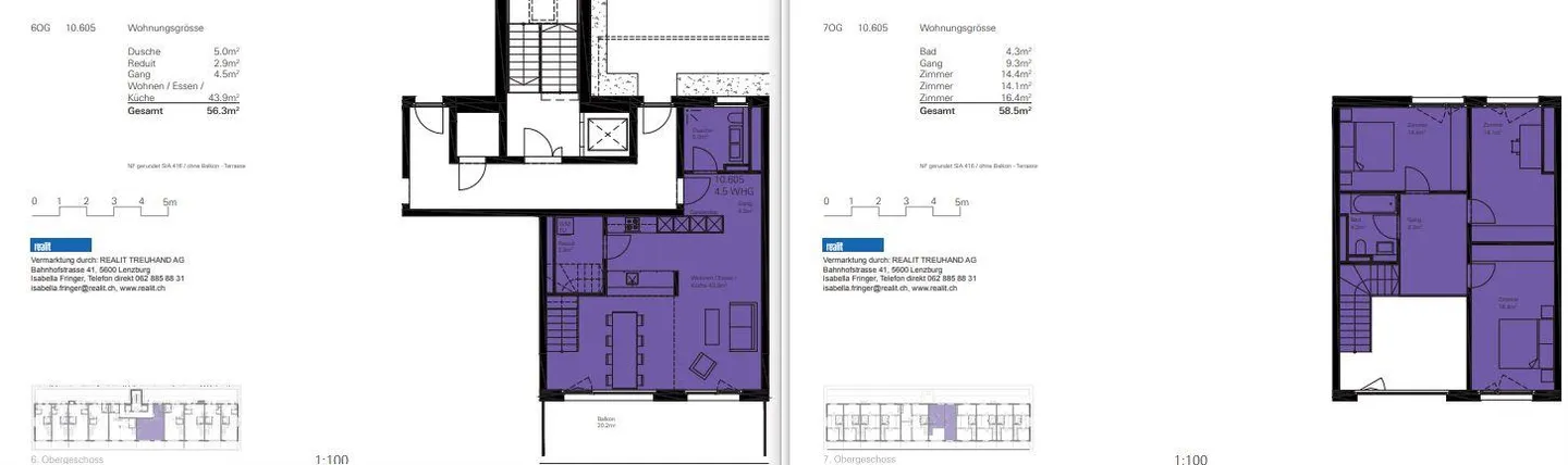 Vivre avec style et confort - Appartement de 3,5 pièces près de la gare - Photo 6 sur 6