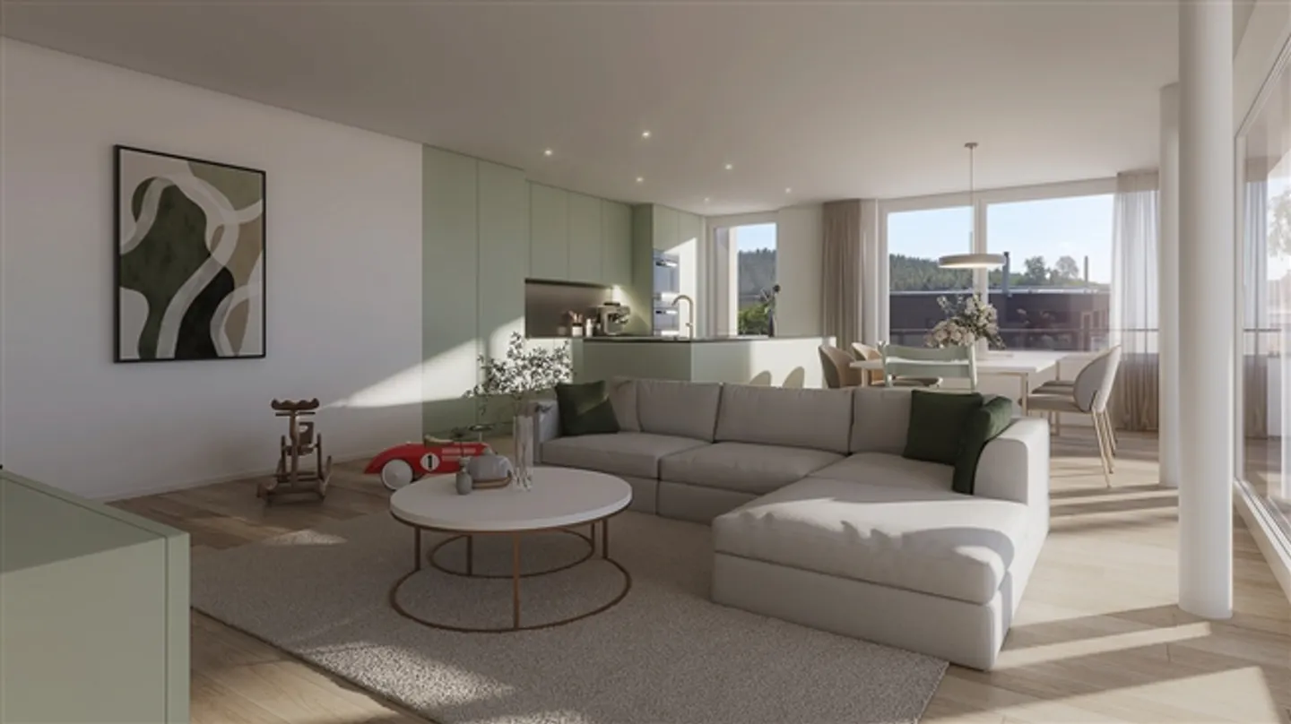 Appartement 2.5 pièces près du lac avec balcon ensoleillé - Photo 7 sur 9