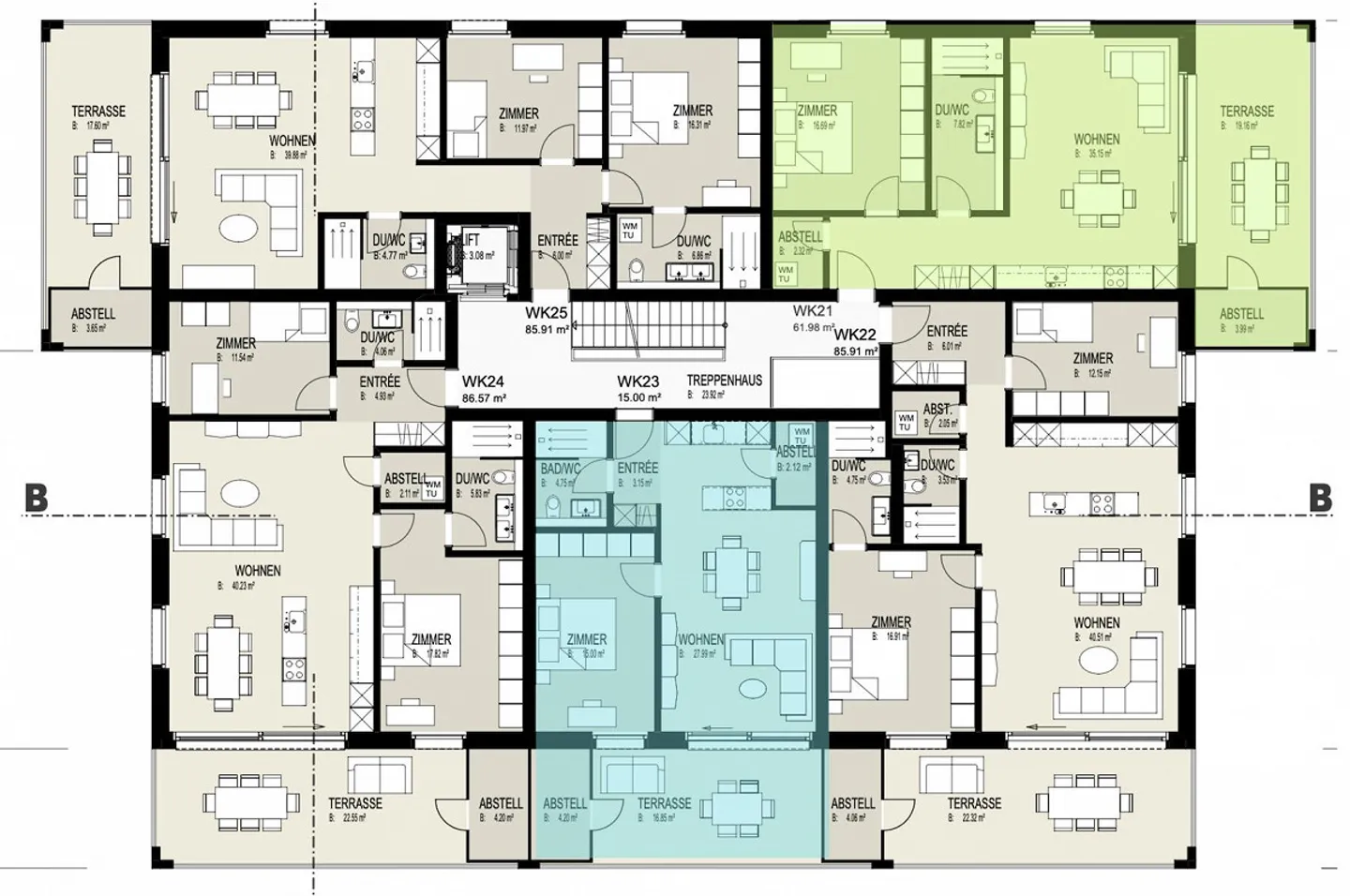 First Rental - 2.5 Room Apartment (Ground Floor - 3rd Floor) - Photo 2 of 2