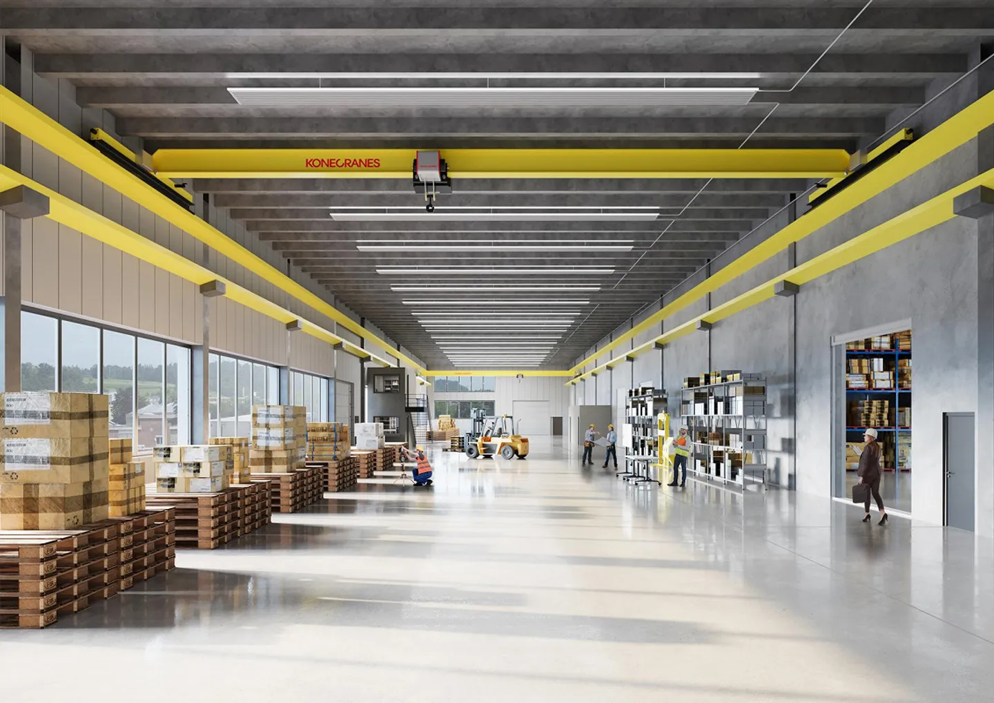 Multifunctional commercial and industrial hall first occupancy 8000m2 - Photo 2 of 4