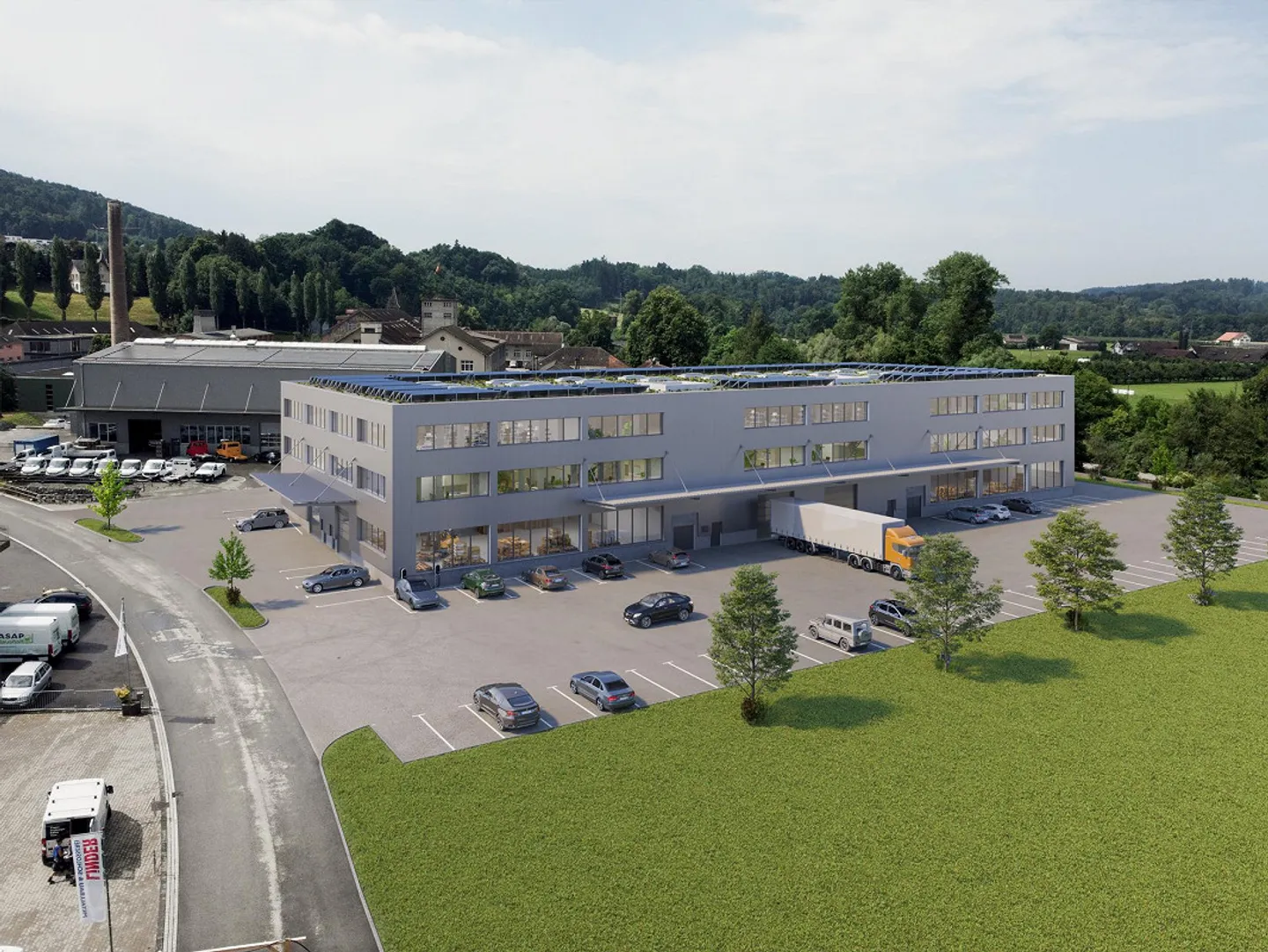 Multifunctional commercial and industrial hall first occupancy 8000m2 - Photo 1 of 4