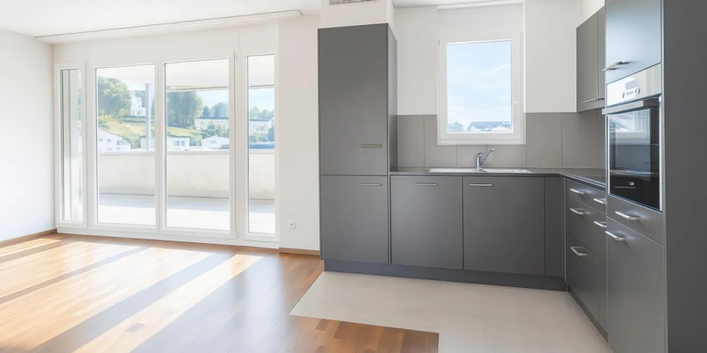 Attractive 3.5-room penthouse apartment with a view and generous... - Photo 1 of 9
