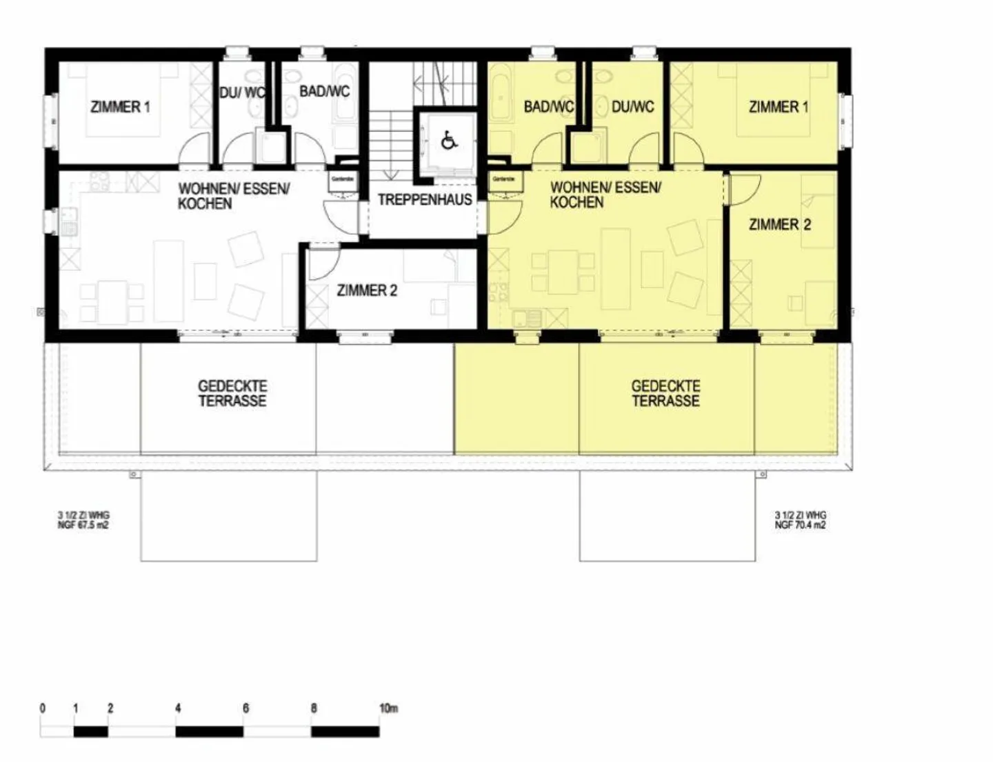 Attractive 3.5-room penthouse apartment with a view and generous... - Photo 9 of 9