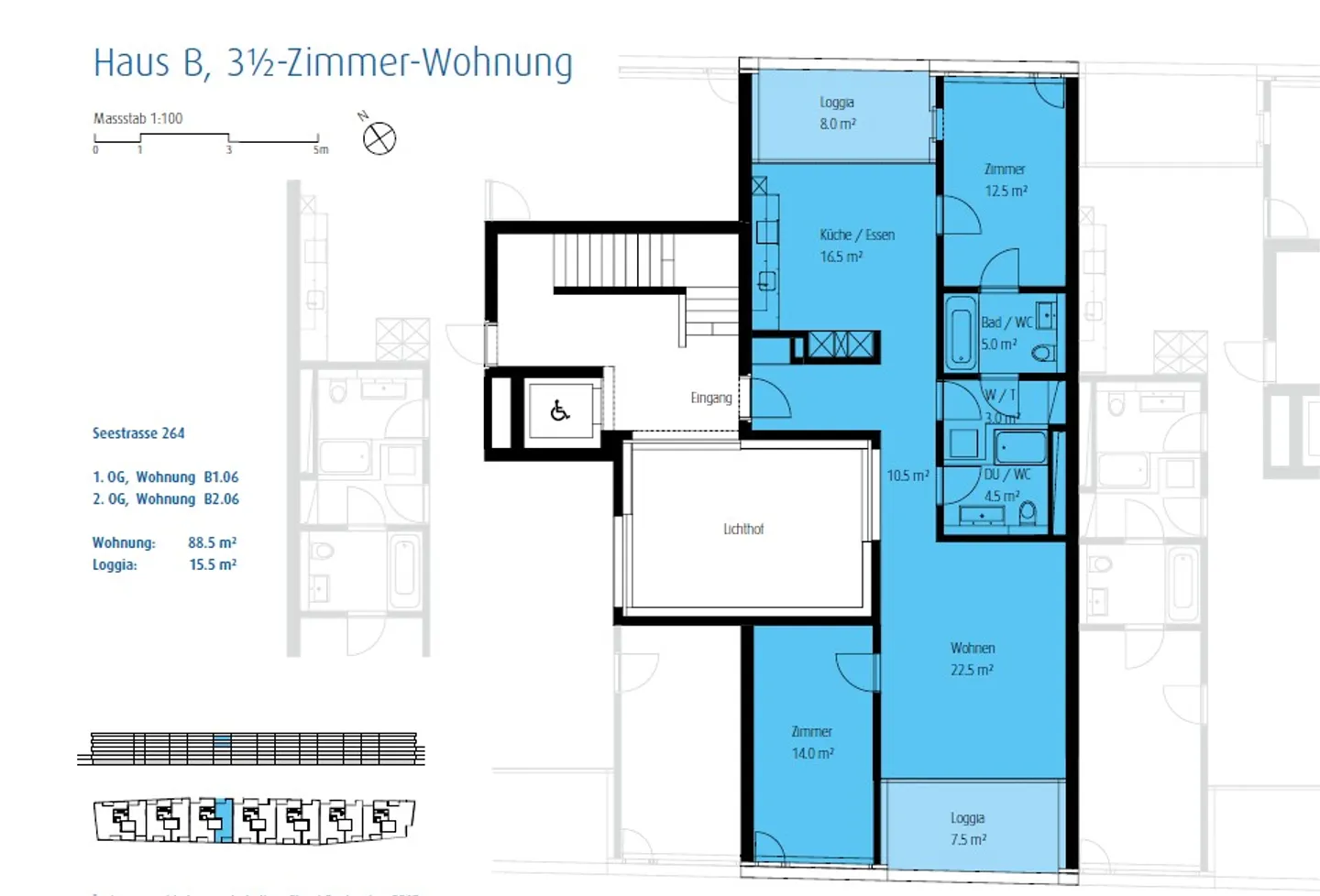 Modernes Apartment Nähe See - Foto 9 von 9