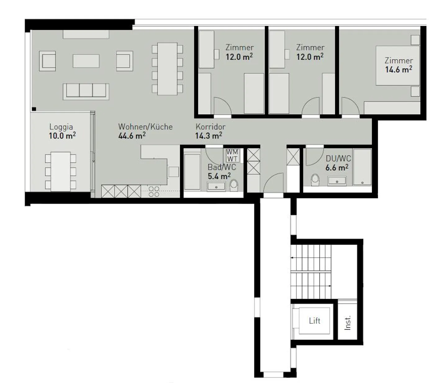 Appartamento nuovo di 4,5 stanze 109m² - In centro e vicino alla stazione - Foto 19 di 19