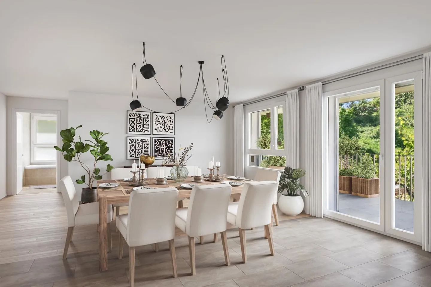 Appartement spacieux avec balcon - Photo 1 sur 6