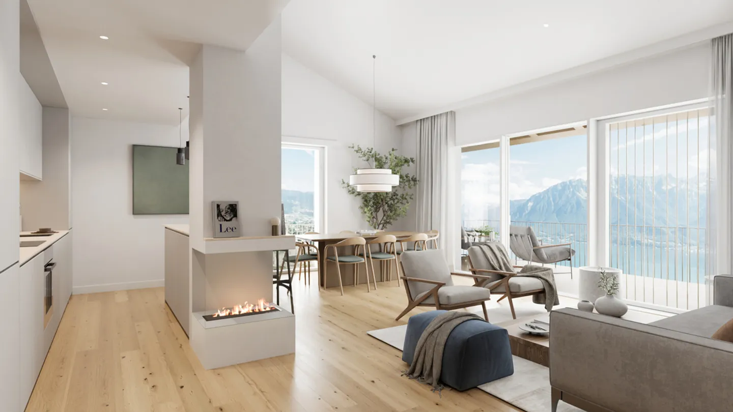 CHARDONNE - RESIDENZA VAUDAIRE - ULTIMO APPARTAMENTO DISPONIBILE! - Foto 2 di 6