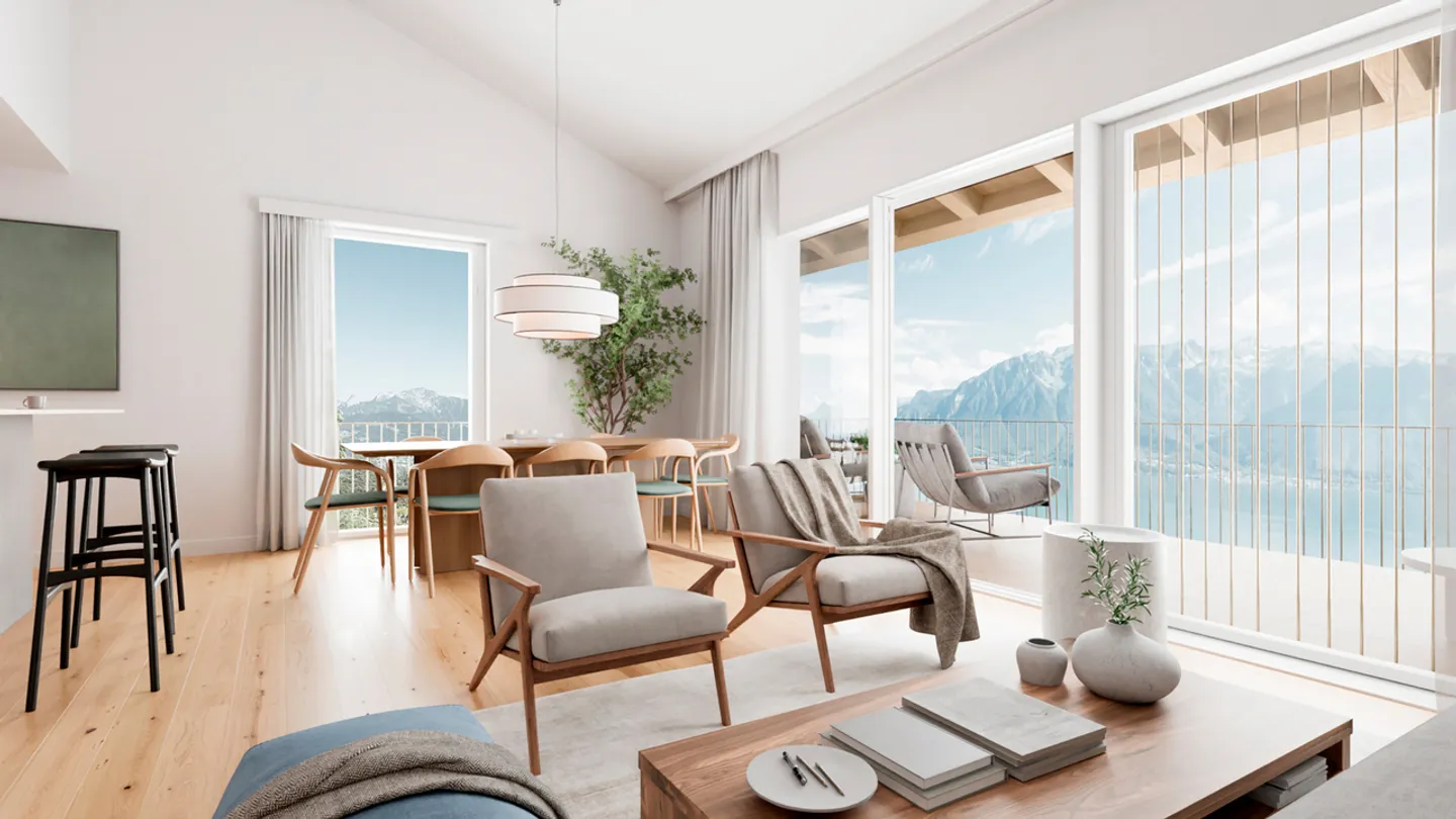 CHARDONNE - RESIDENZA VAUDAIRE - ULTIMO APPARTAMENTO DISPONIBILE! - Foto 5 di 6