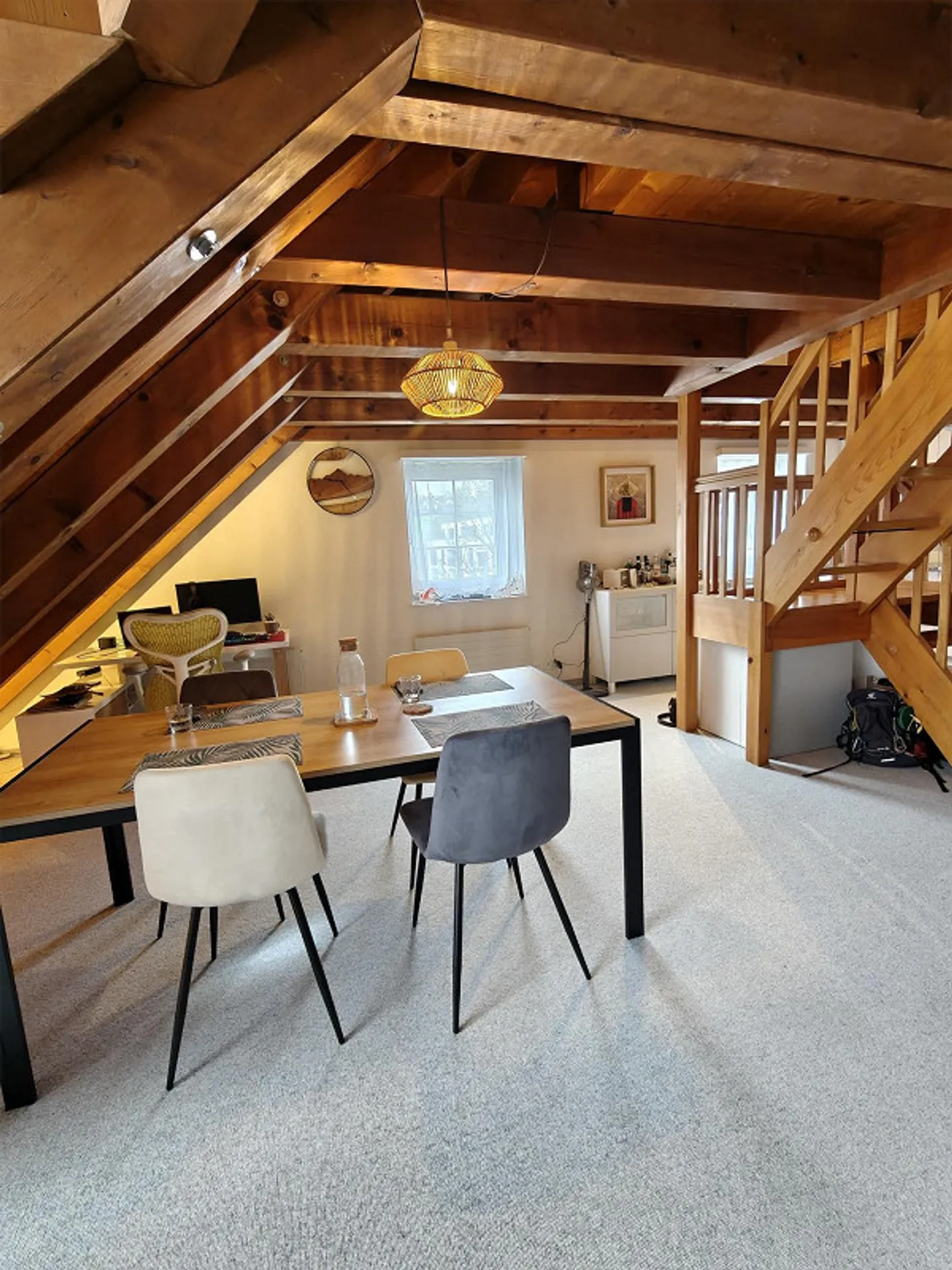 Charmante et calme appartement sous les combles près de la ville - Photo 2 sur 15