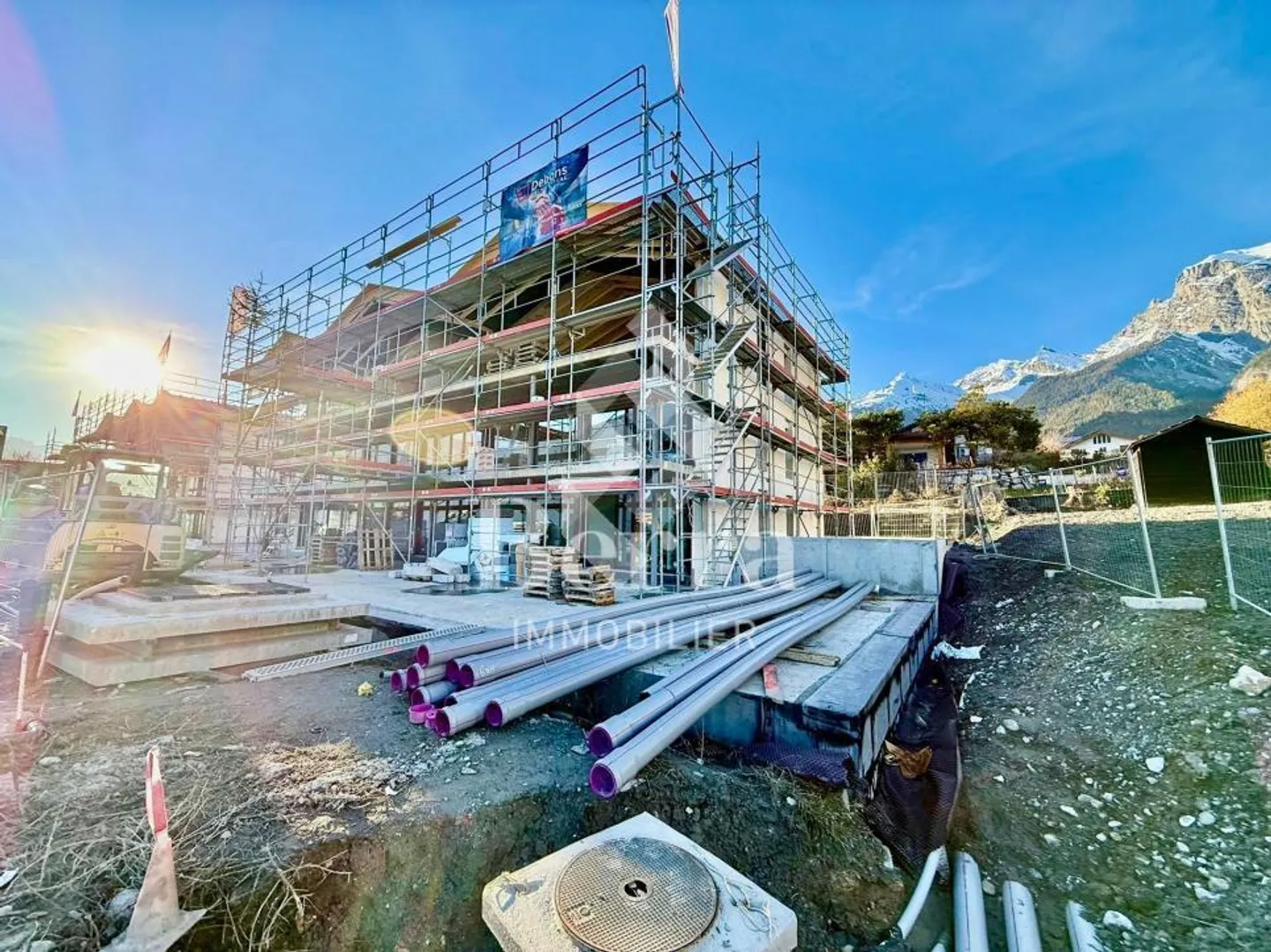 Le Haut de Cry: breathtaking view, construction in progress - Photo 2 of 13