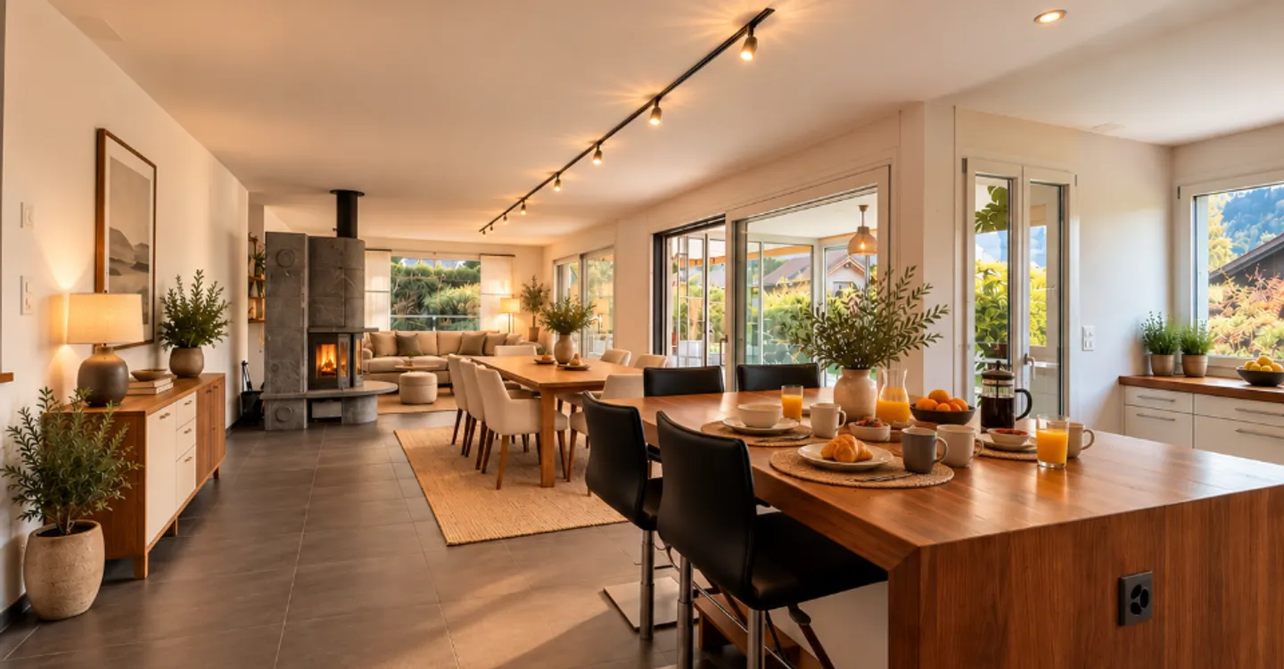 Appartement avec potentiel 4.5 pièces, terrasse de 52 m² et jardin privatif de 69 m² - Photo 3 sur 11