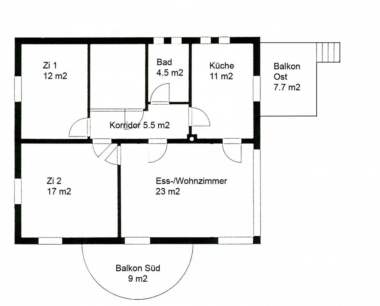 3.5-room apartment with balcony, garden and lake view in Stäfa - Photo 11 of 11