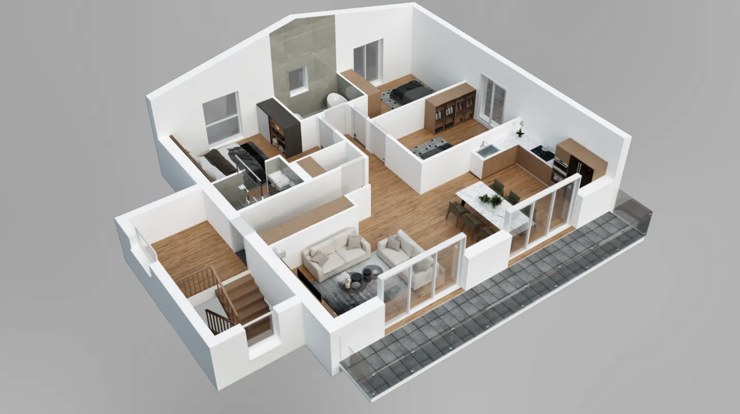 Appartement moderne à Collombey - Photo 1 sur 5
