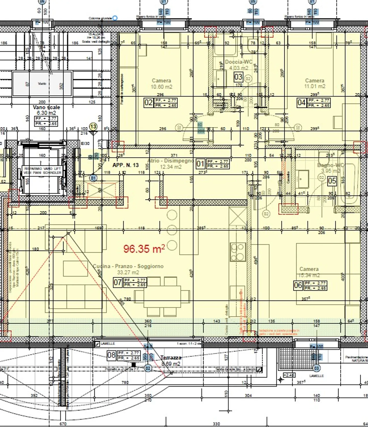 Cadenazzo - Résidence Incontro - 4.5 pièces, 4ème et dernier étage - Photo 18 sur 19
