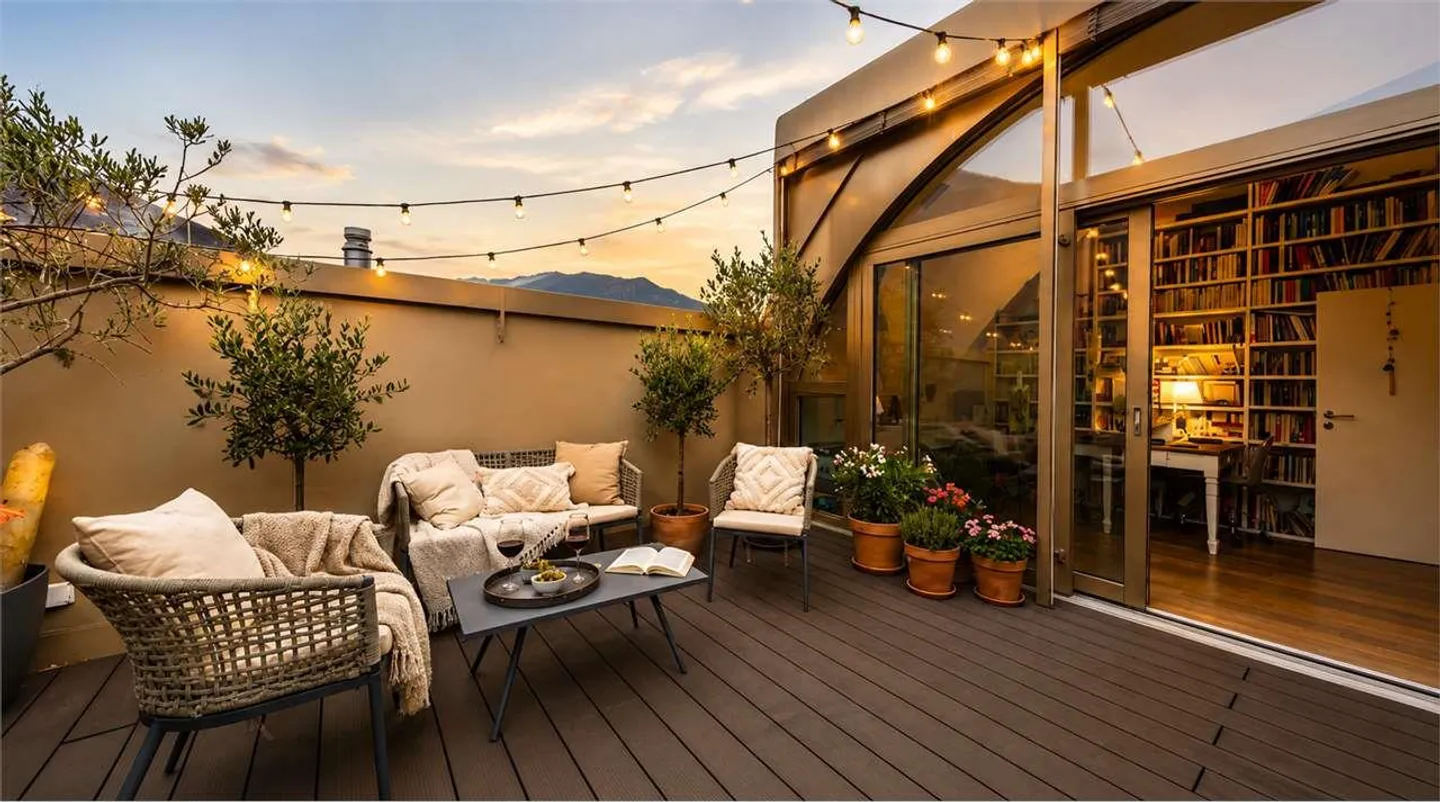 Elegant penthouse with 6 rooms and large terraces in Bellinzona - Photo 6 of 13