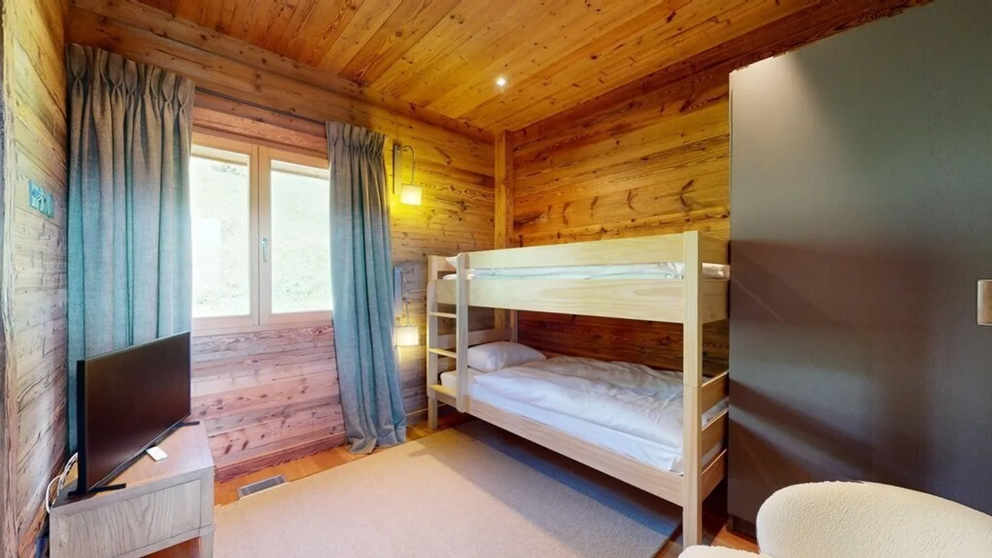 Crans - Chalet von hohem Standard mit atemberaubendem Blick auf die Alpen - Foto 11 von 12