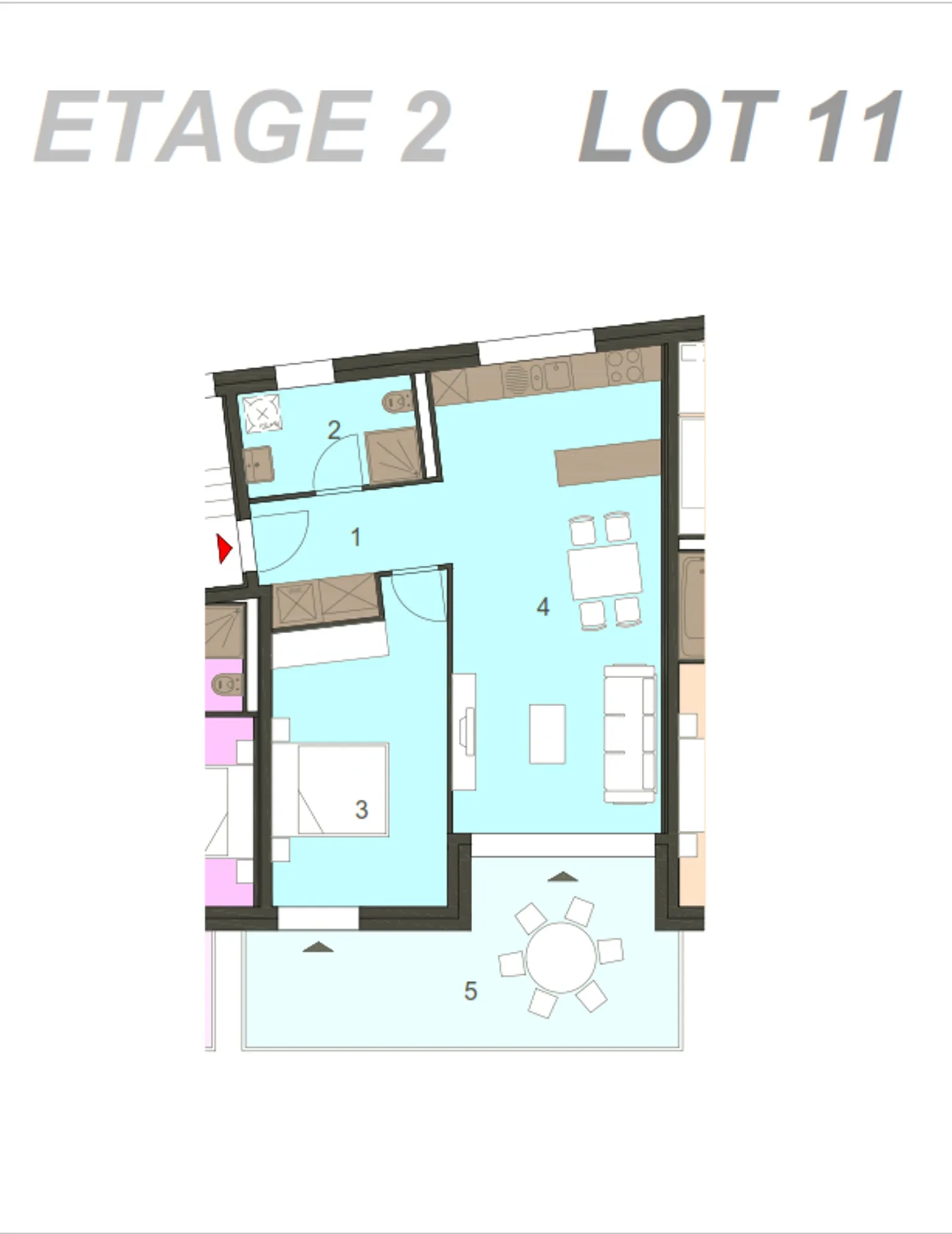 Appartement 2.5 pièces - Photo 4 sur 13