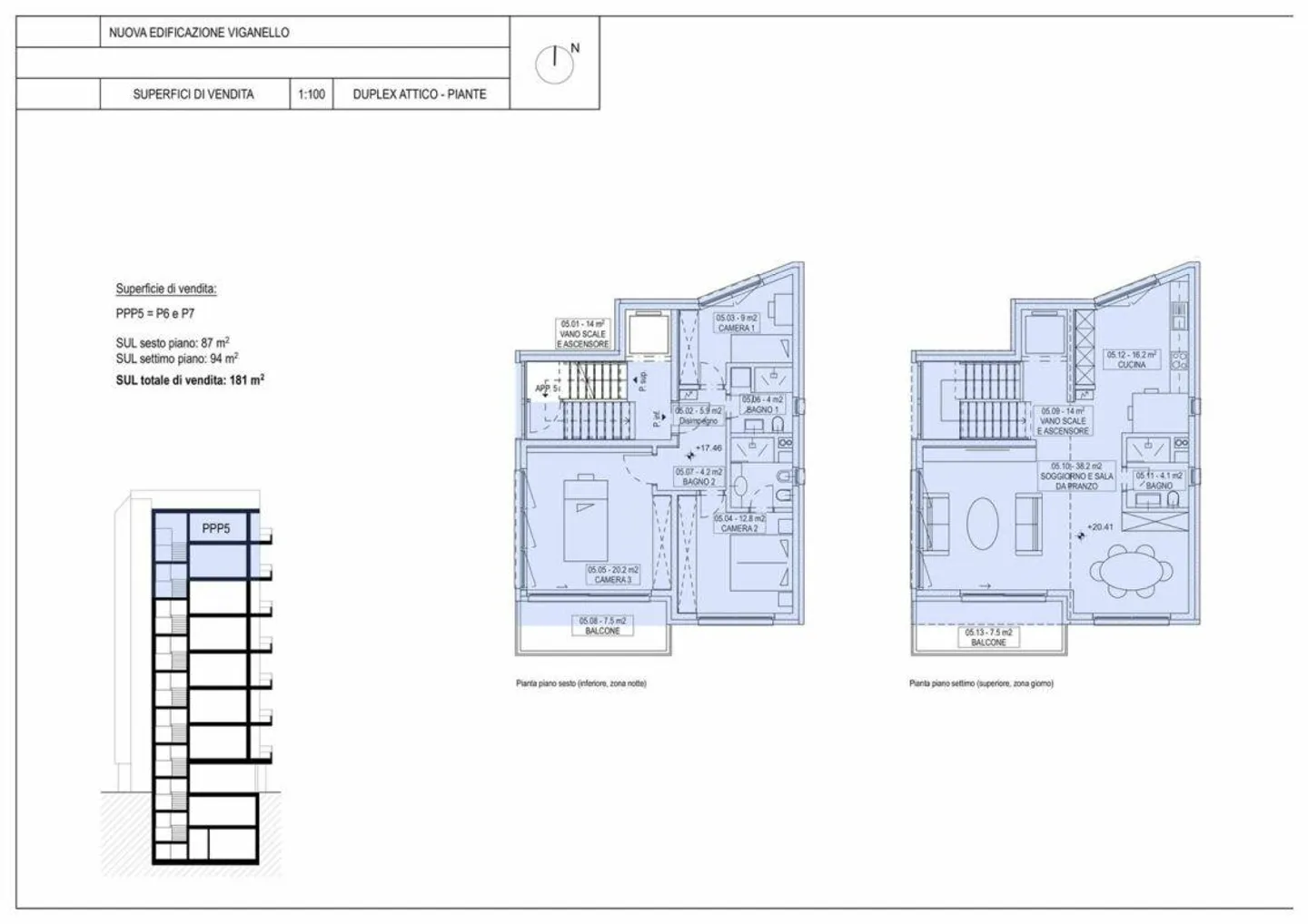 VIGANELLO · IN NEUER RESIDENZ · MODERNES DUPLEX-PENTHOUSE - Foto 6 von 6