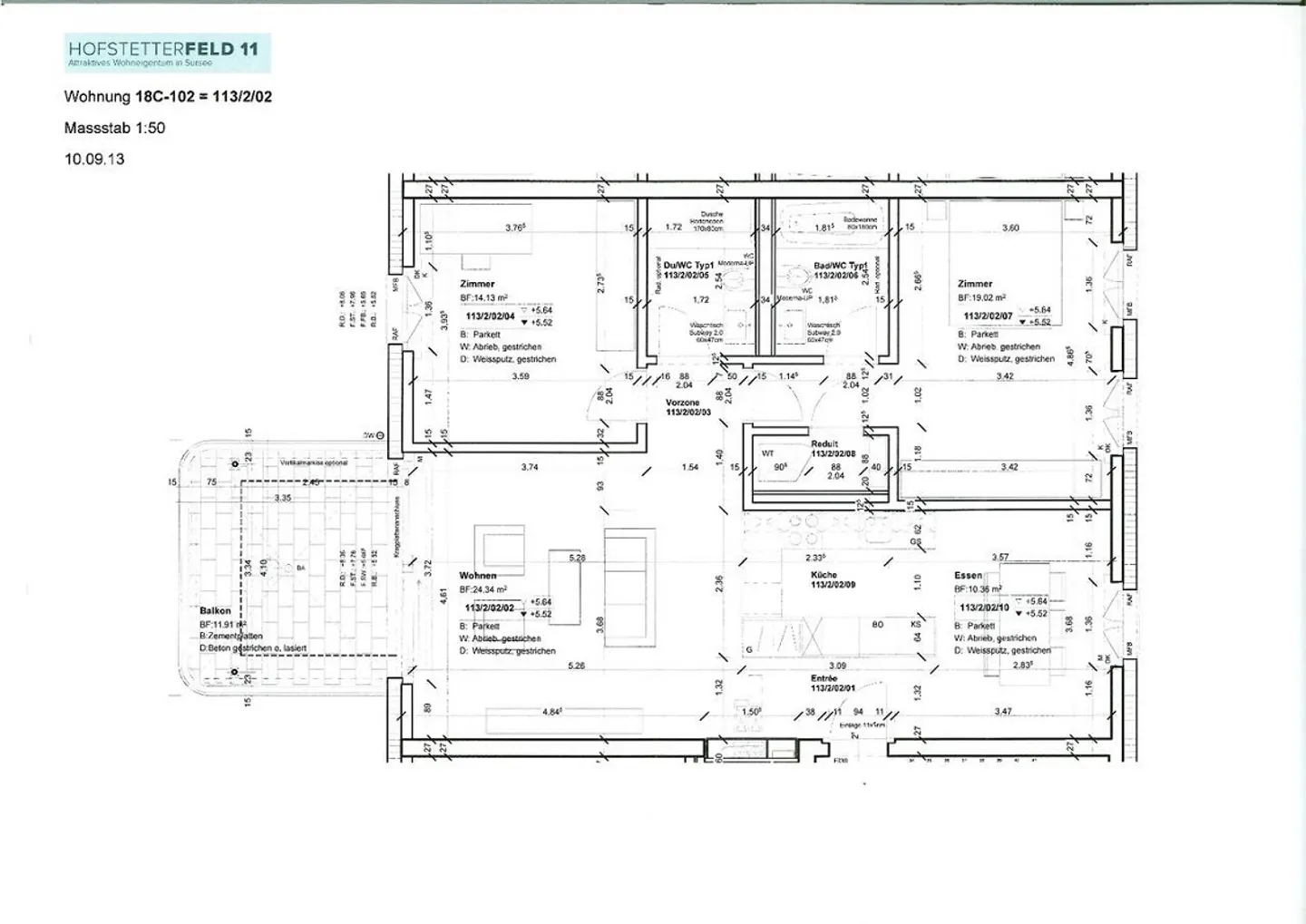 Appartamento 3.5 locali - 95 metri quadrati - CHF 2'290.00 - Foto 16 di 16