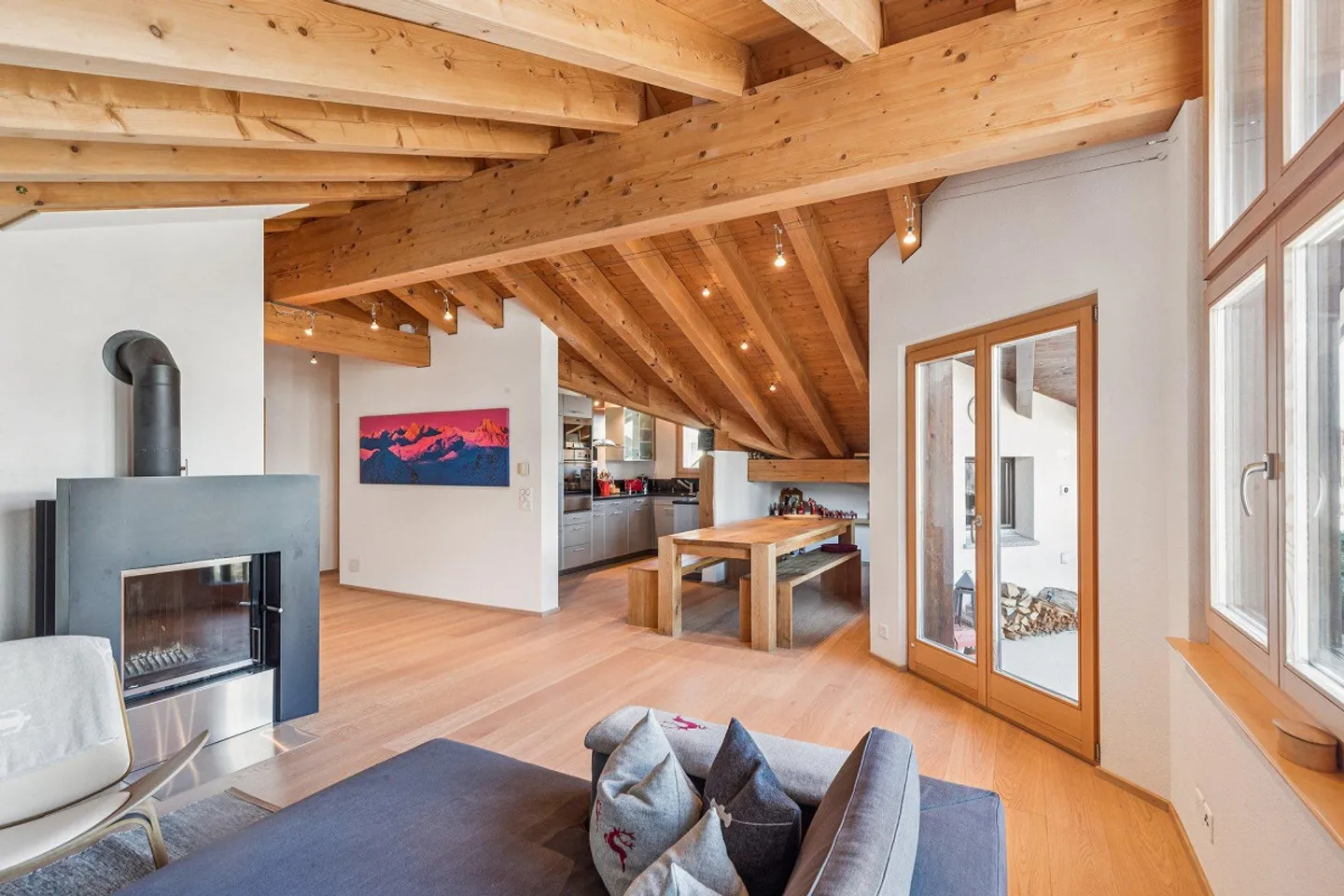 Penthouse with fantastic views and ski-out - Photo 1 of 4