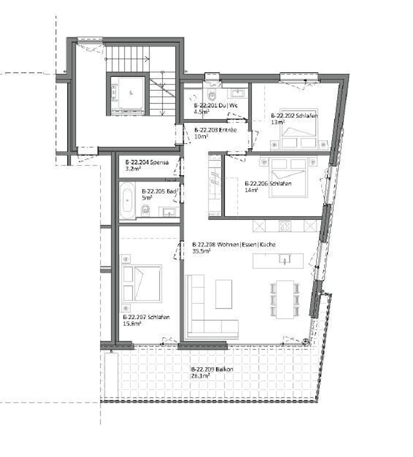 Appartement moderne de 4,5 pièces à Igis au rez-de-chaussée - Photo 11 sur 11