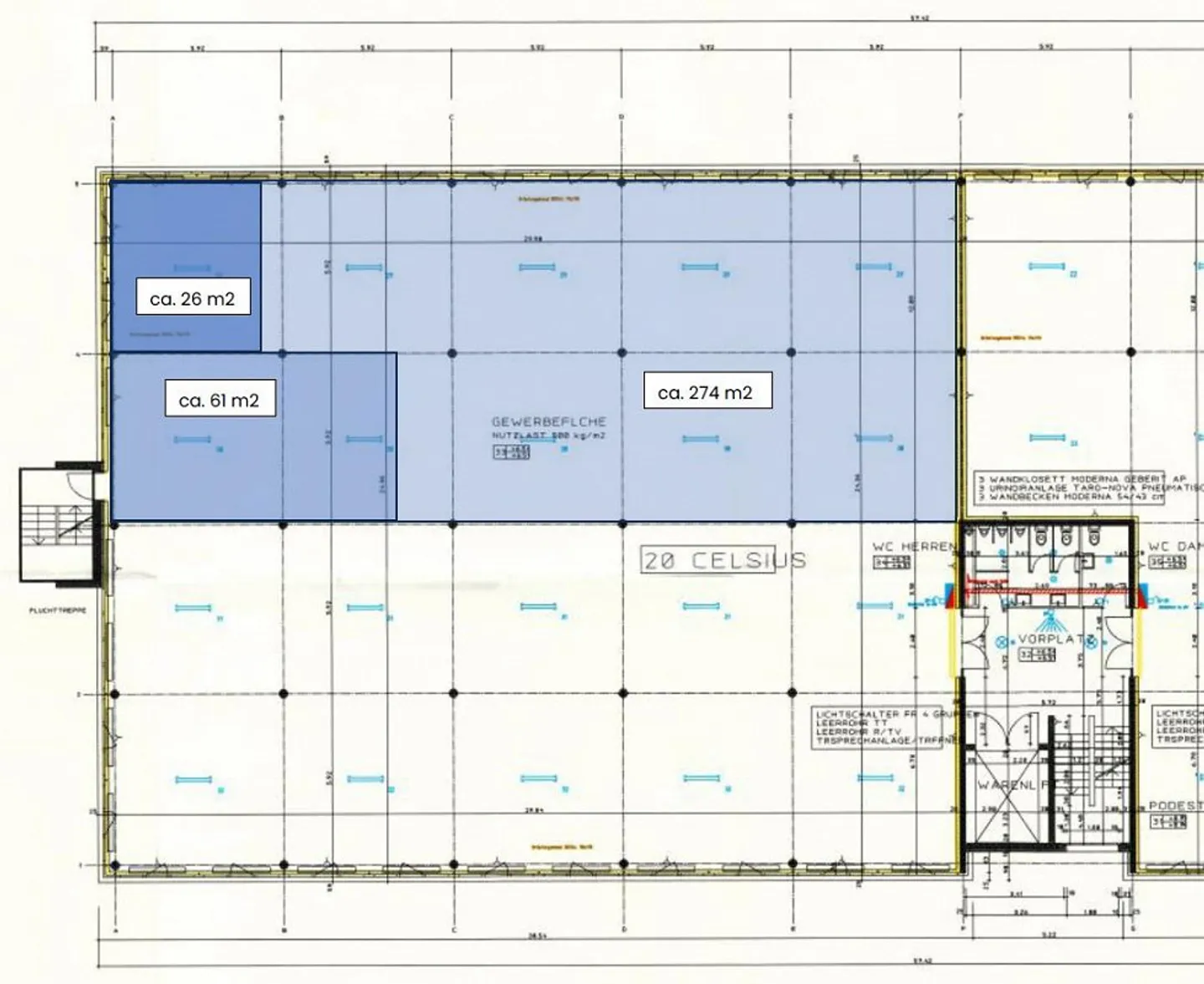 Spazi commerciali versatili da circa 60 - 720 m2 - Foto 8 di 8