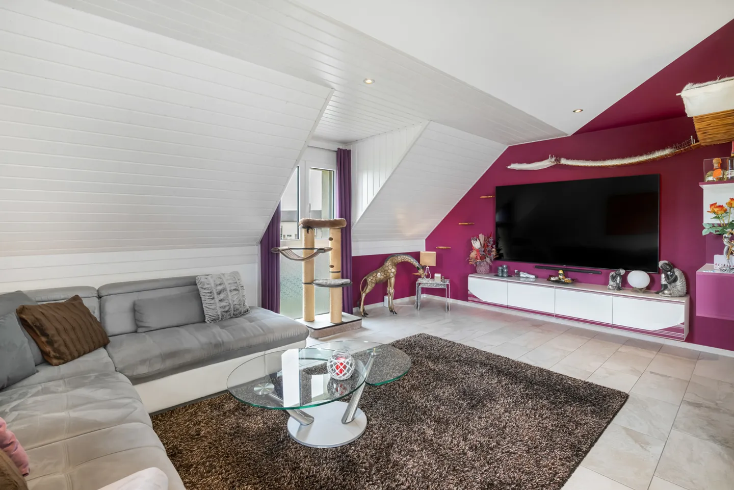 Sugnens, in vendita, appartamento attico di 3,5 locali, 108 m2 con vista - Foto 6 di 11