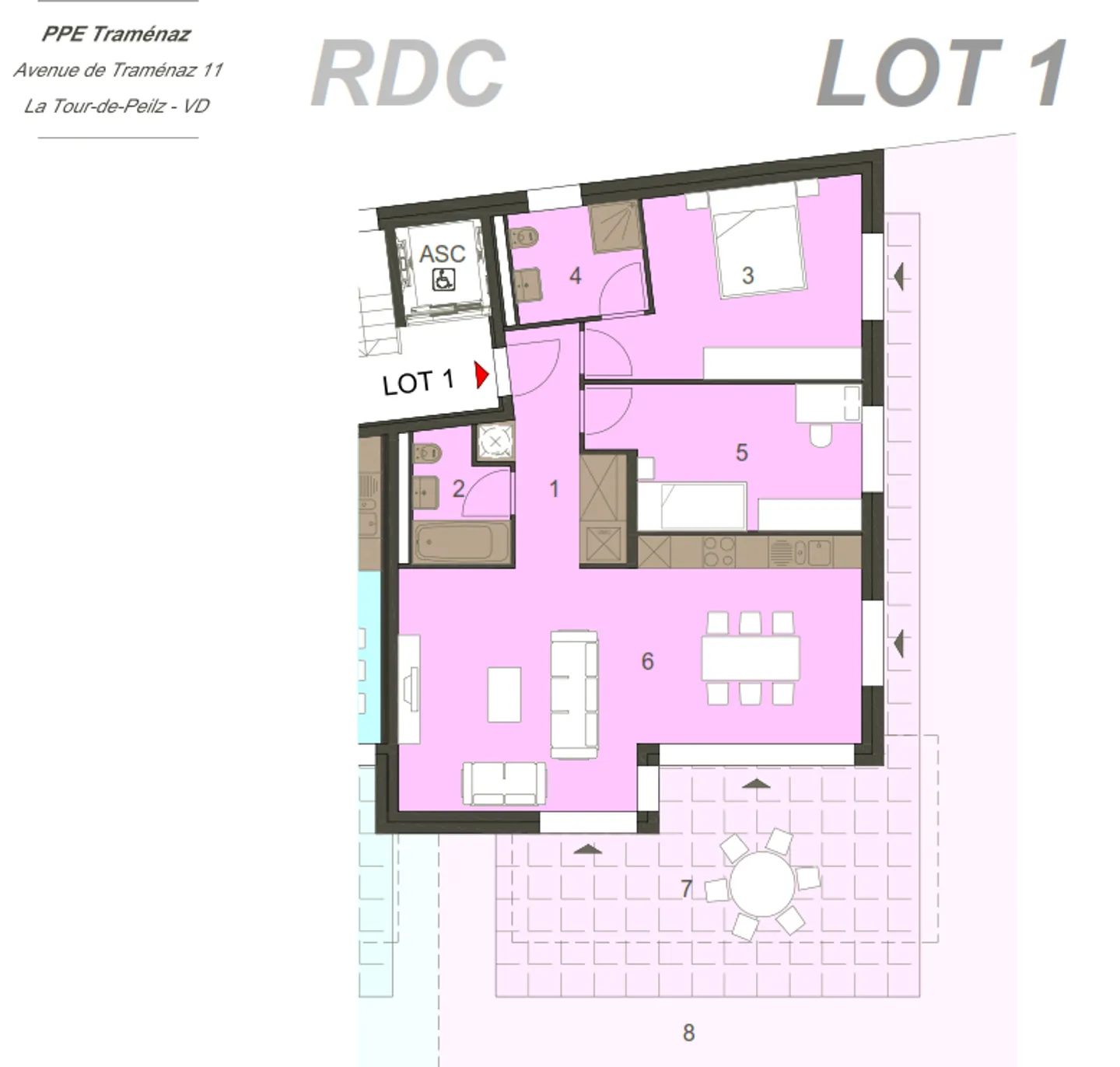 3,5-Zimmer-Wohnung - Foto 4 von 16