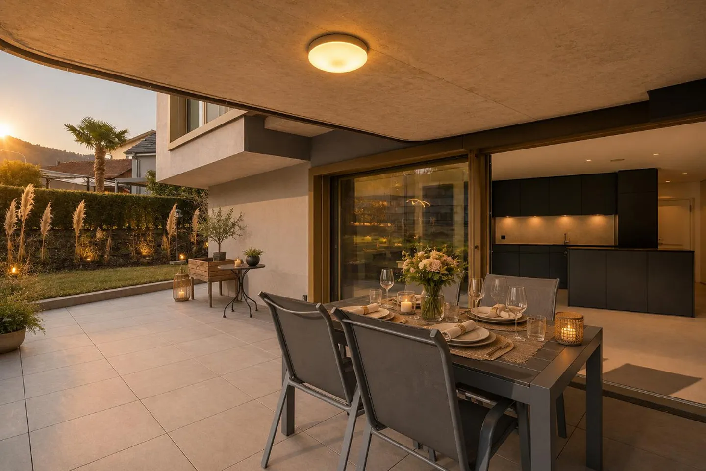 Summer begins at your terrace door - 4.5-room garden apartment... - Photo 7 of 13