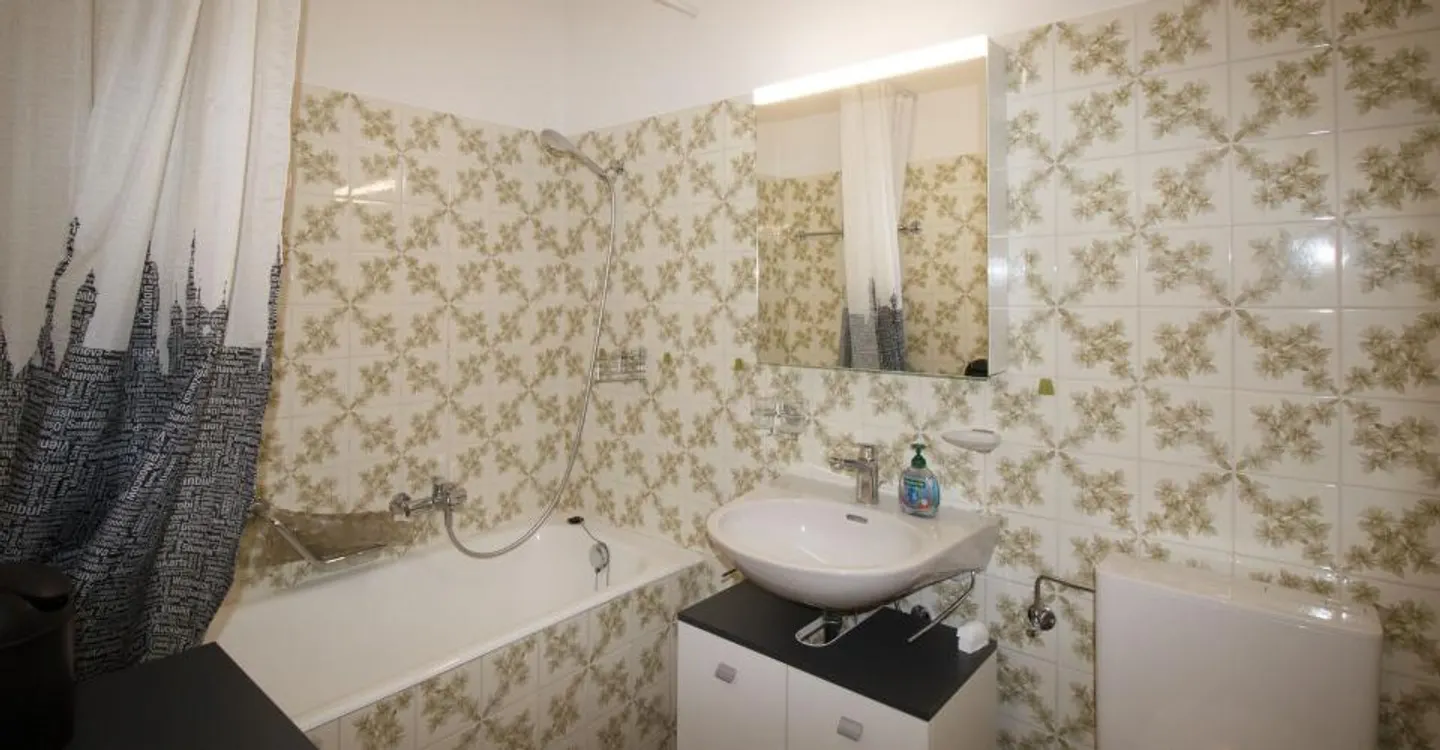 Apartement 1.5-11, renovierte Studiowohnung im Zentrum mit Balkon süd-west und wunderschöner Aussicht auf Berge und Dorf - Photo 7 of 9