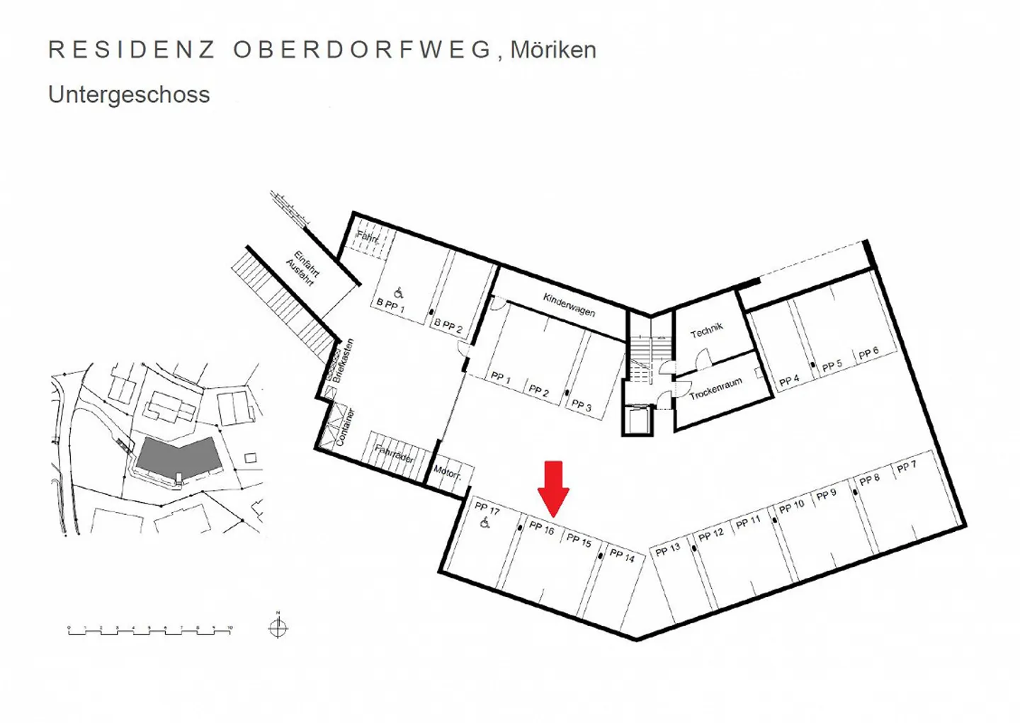 Place de parking souterrain n° 16 - Photo 1 sur 1