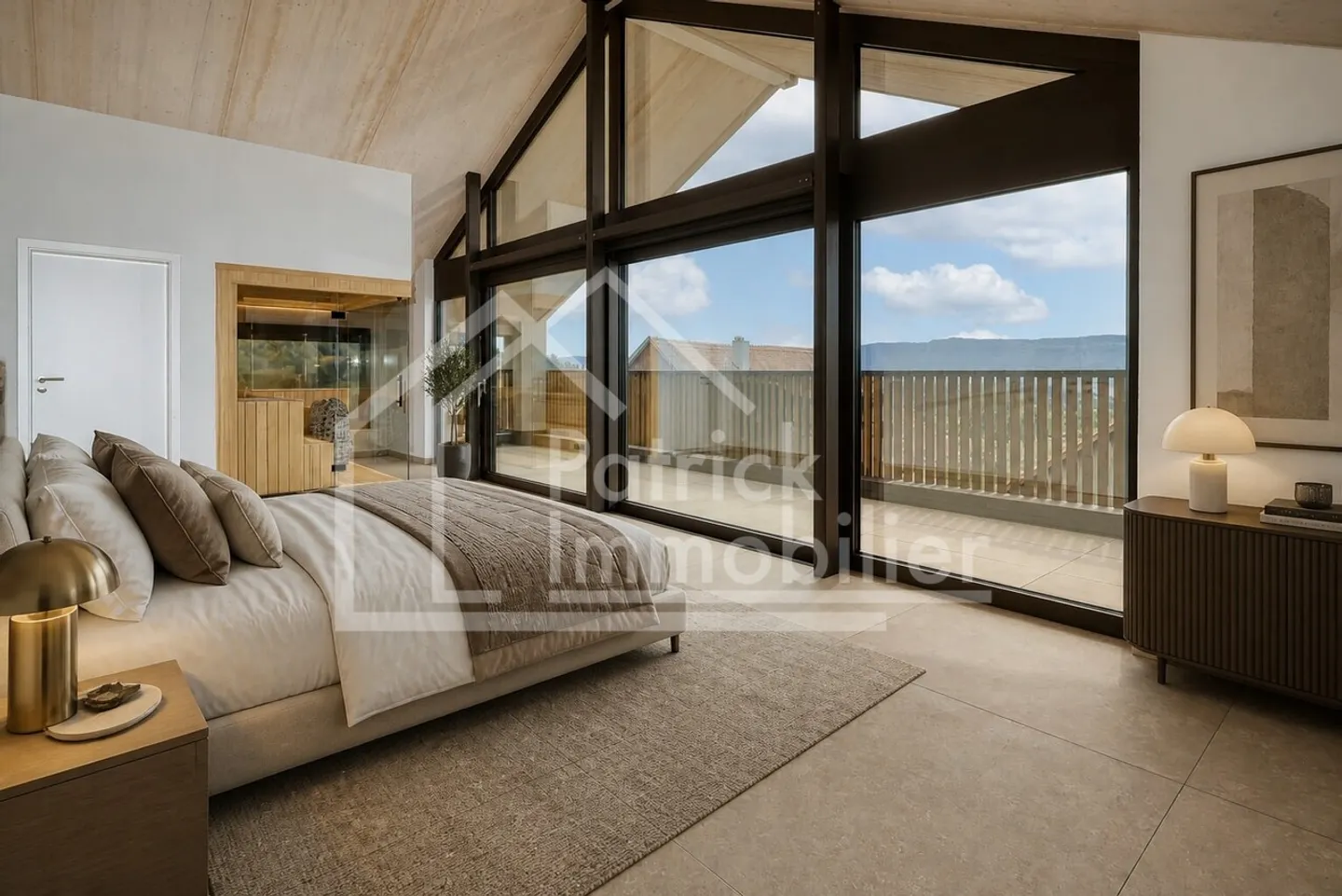 Zeitgenössische Luxusvilla mit freiem Blick in Montavon - Foto 25 von 33
