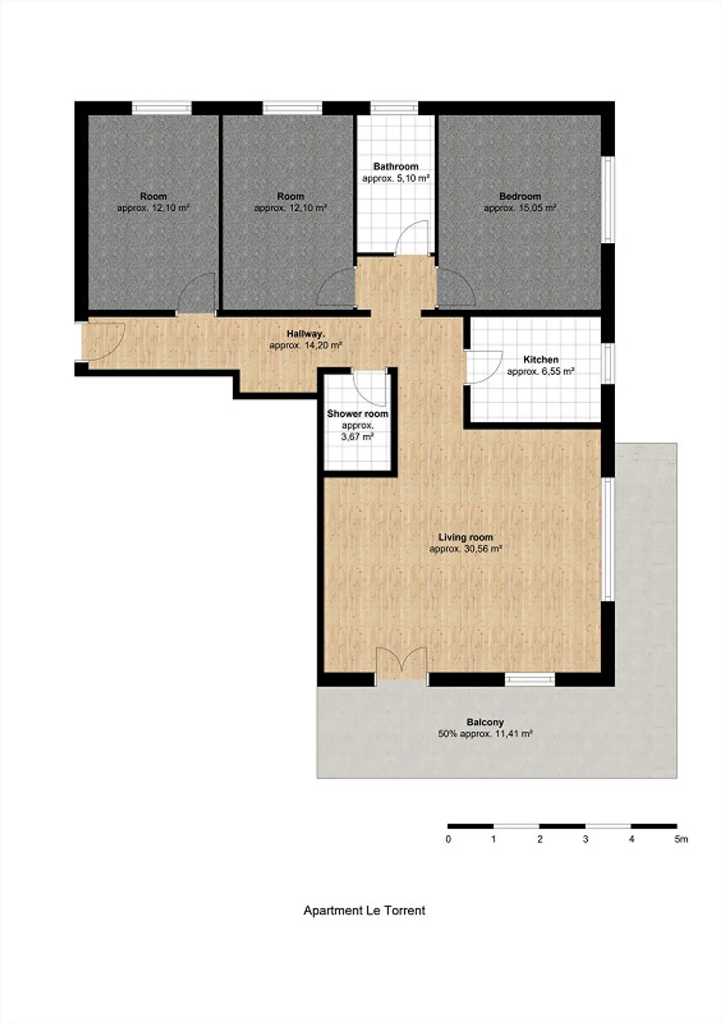 Charmante 4,5-Zimmer-Wohnung mit Bergblick - Foto 11 di 11