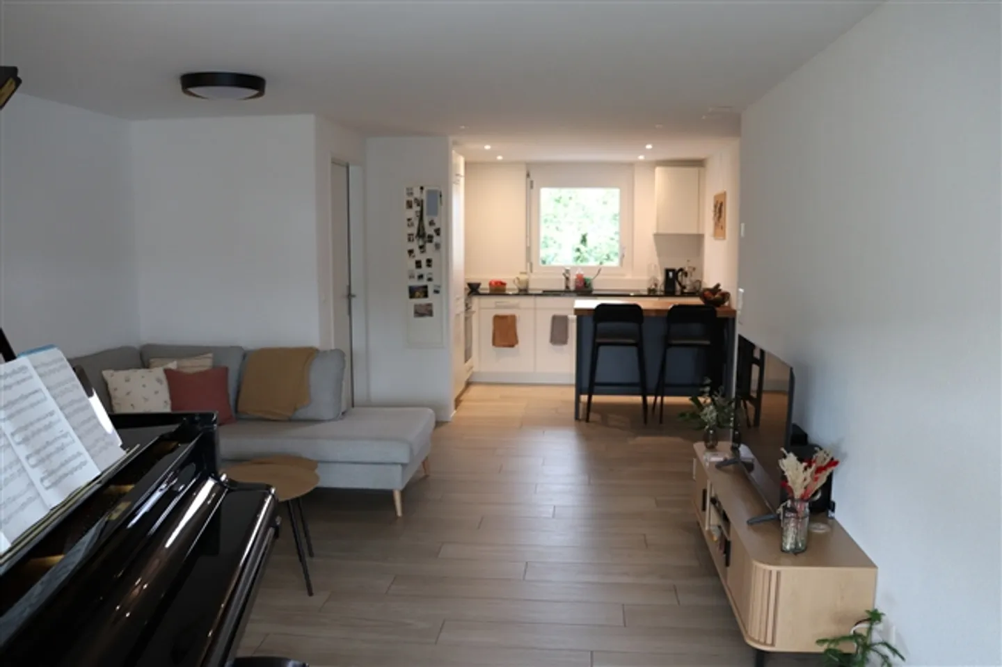 3½ STANZA APPARTAMENTO A SURSEE (LU), ARREDATO, TEMPORANEO - Foto 3 di 9