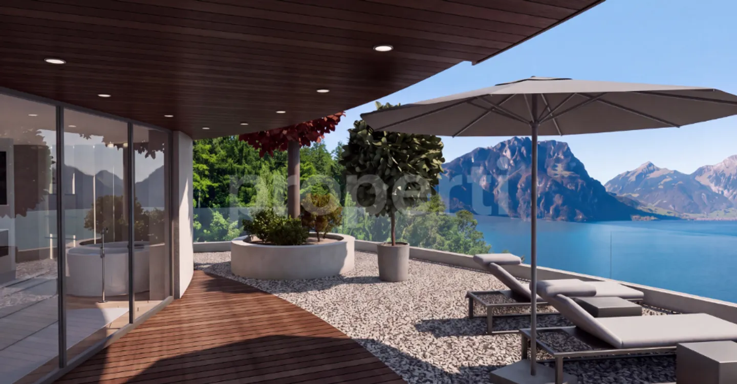 Laurus · Villa, Lake View, Pool, Attic · New Construction in Weggis - Photo 4 of 13