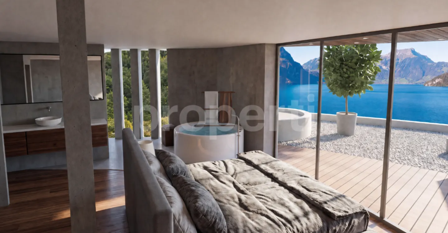 Laurus · Villa, Lake View, Pool, Attic · New Construction in Weggis - Photo 9 of 13