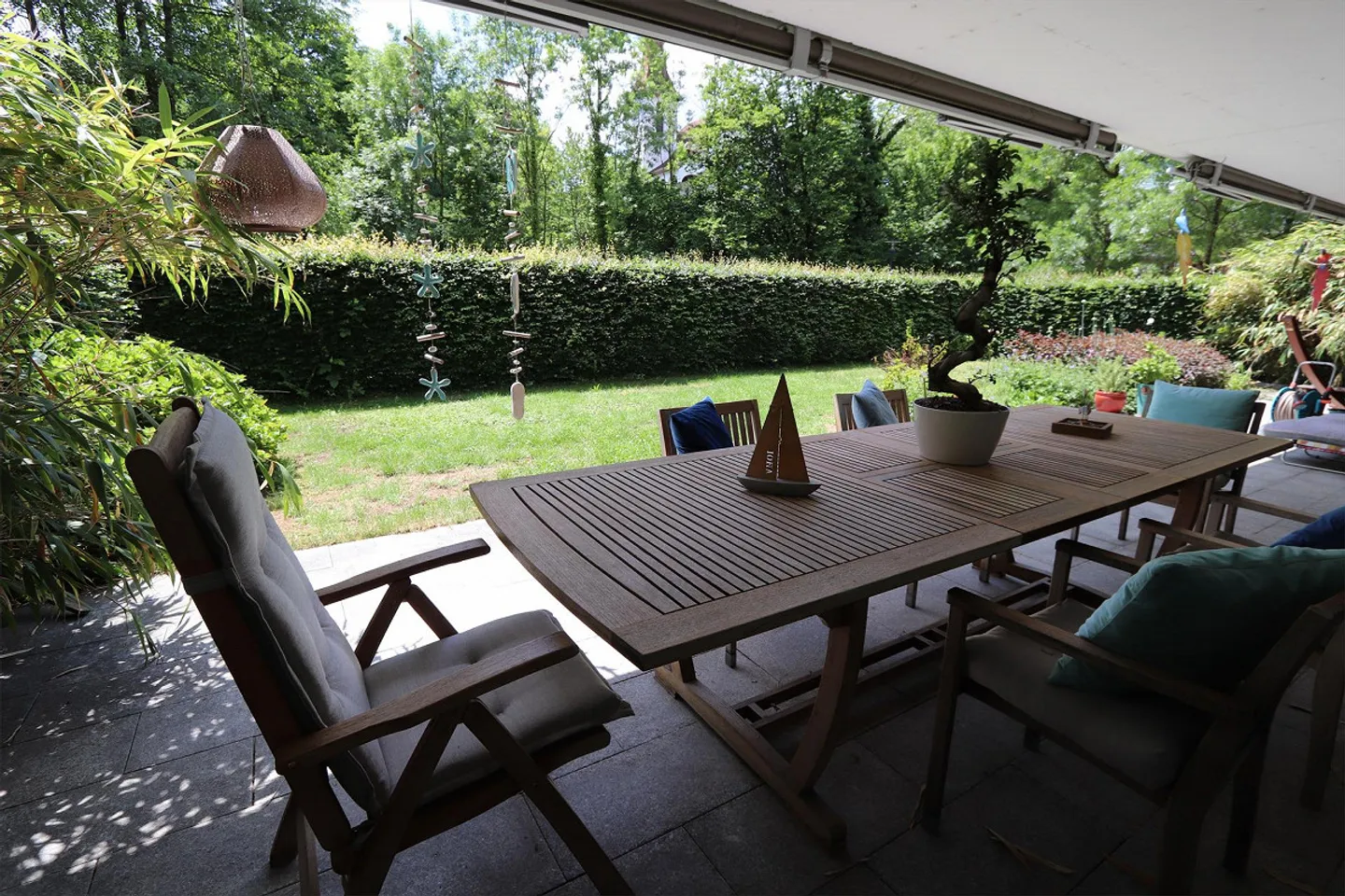 Elegant Garden Apartment – A Green Oasis on the Lorze River with Swimming Area - Photo 1 of 7