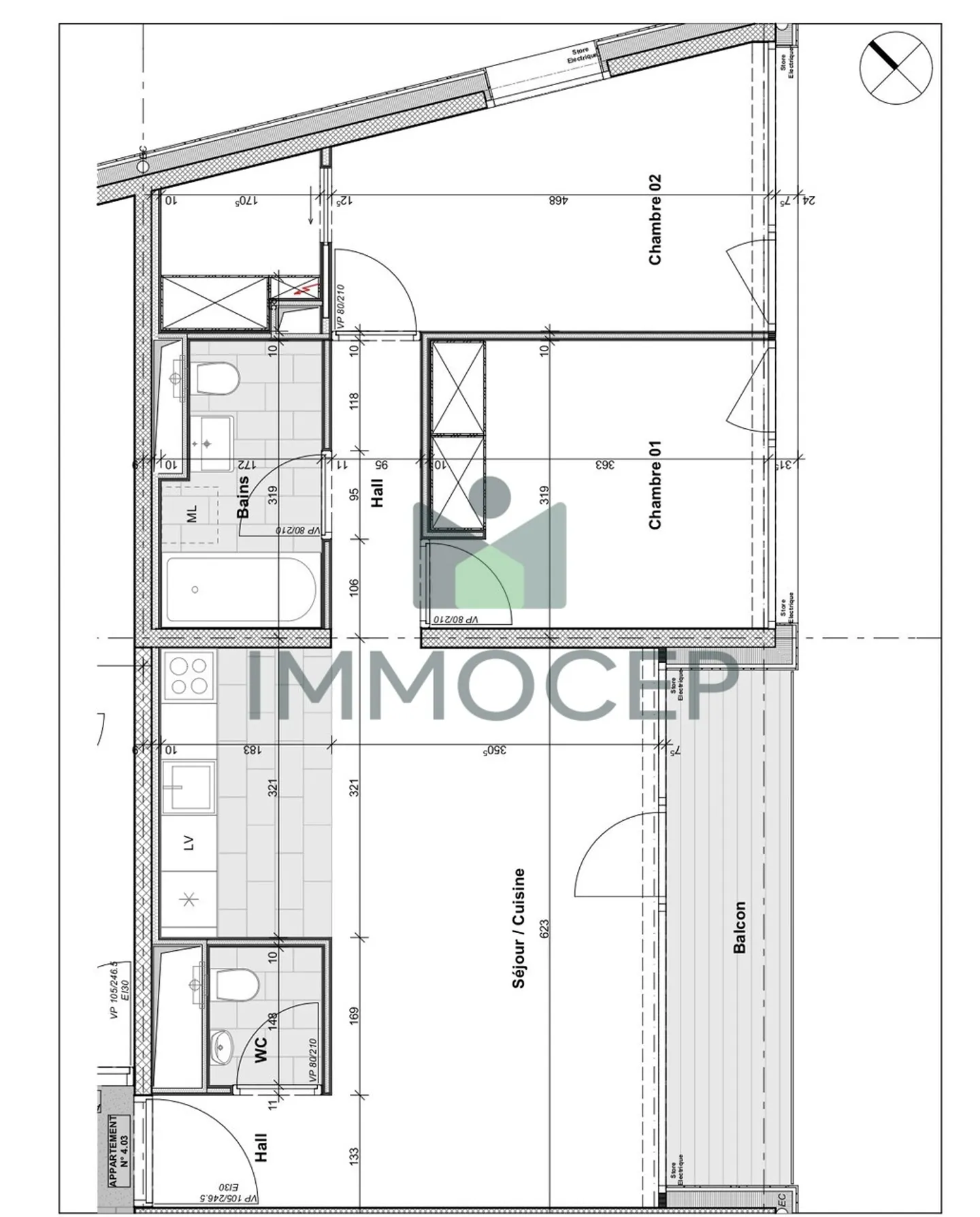 Renovierte Wohnung in Eaux-Vives - Foto 10 von 10