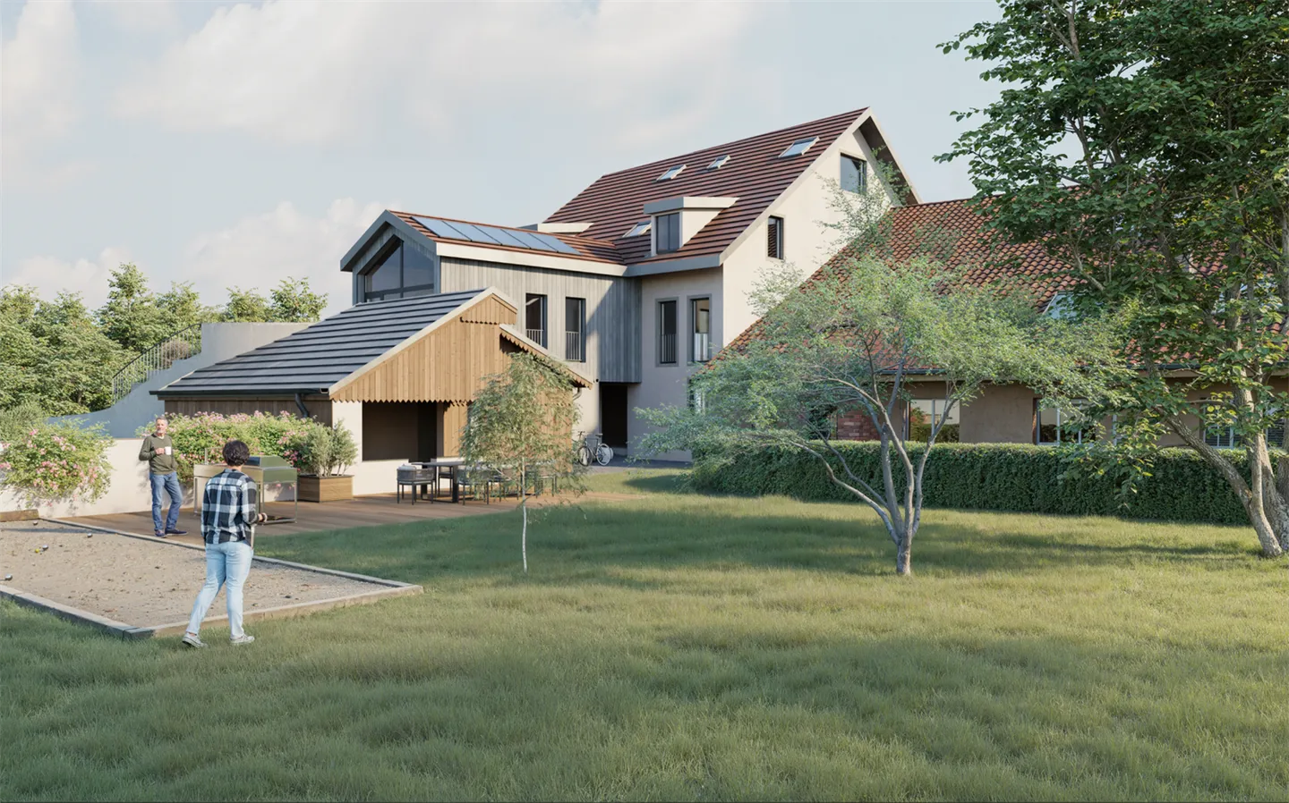 Grand appartement mansardé de 2.5 pièces au coeur de Moiry - Photo 4 sur 10