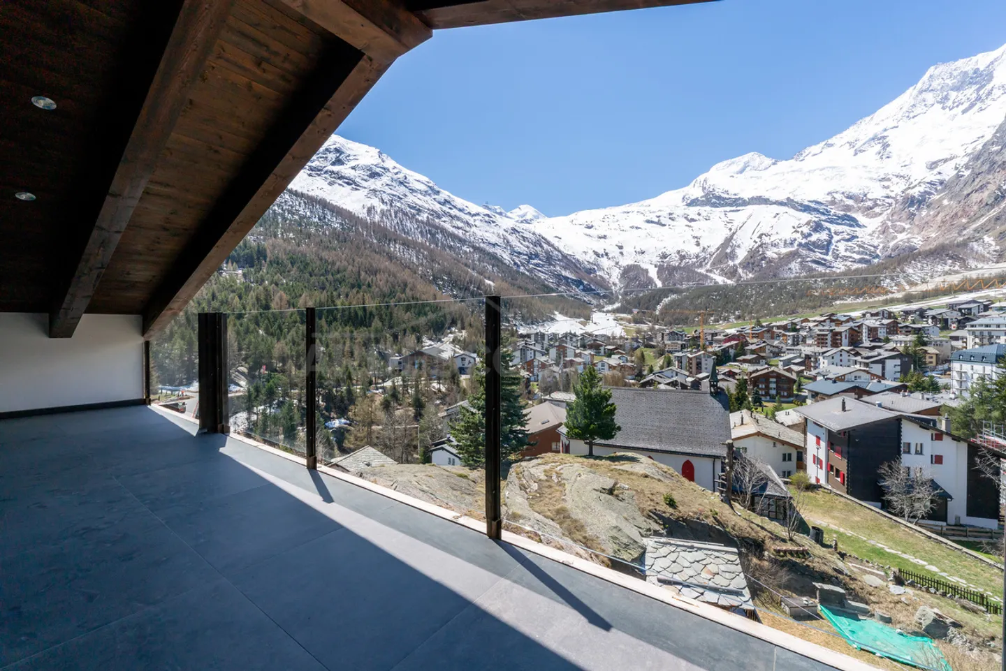 Au-dessus des toits de Saas-Fee - Photo 15 sur 19